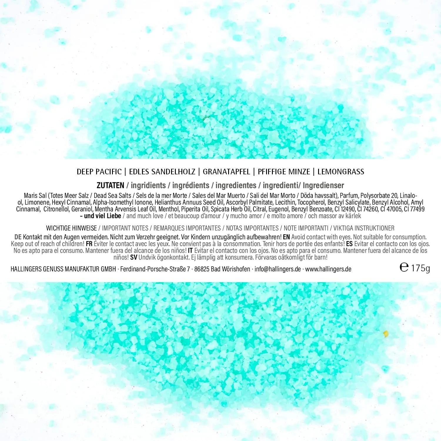 Männer-Power (5 Badesalze im Glas)