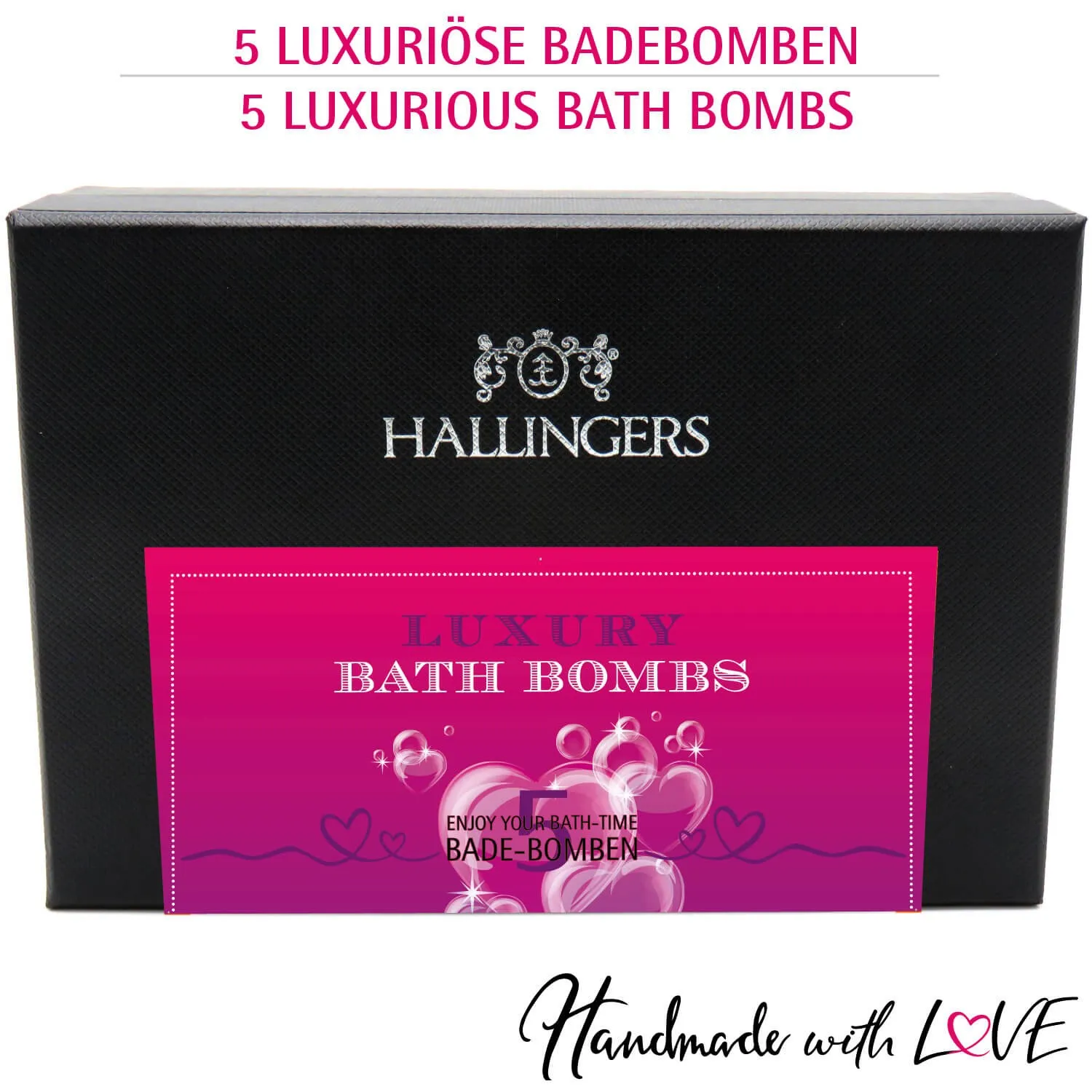 Luxury Bath Bombs - Pink (5 Badebomben)