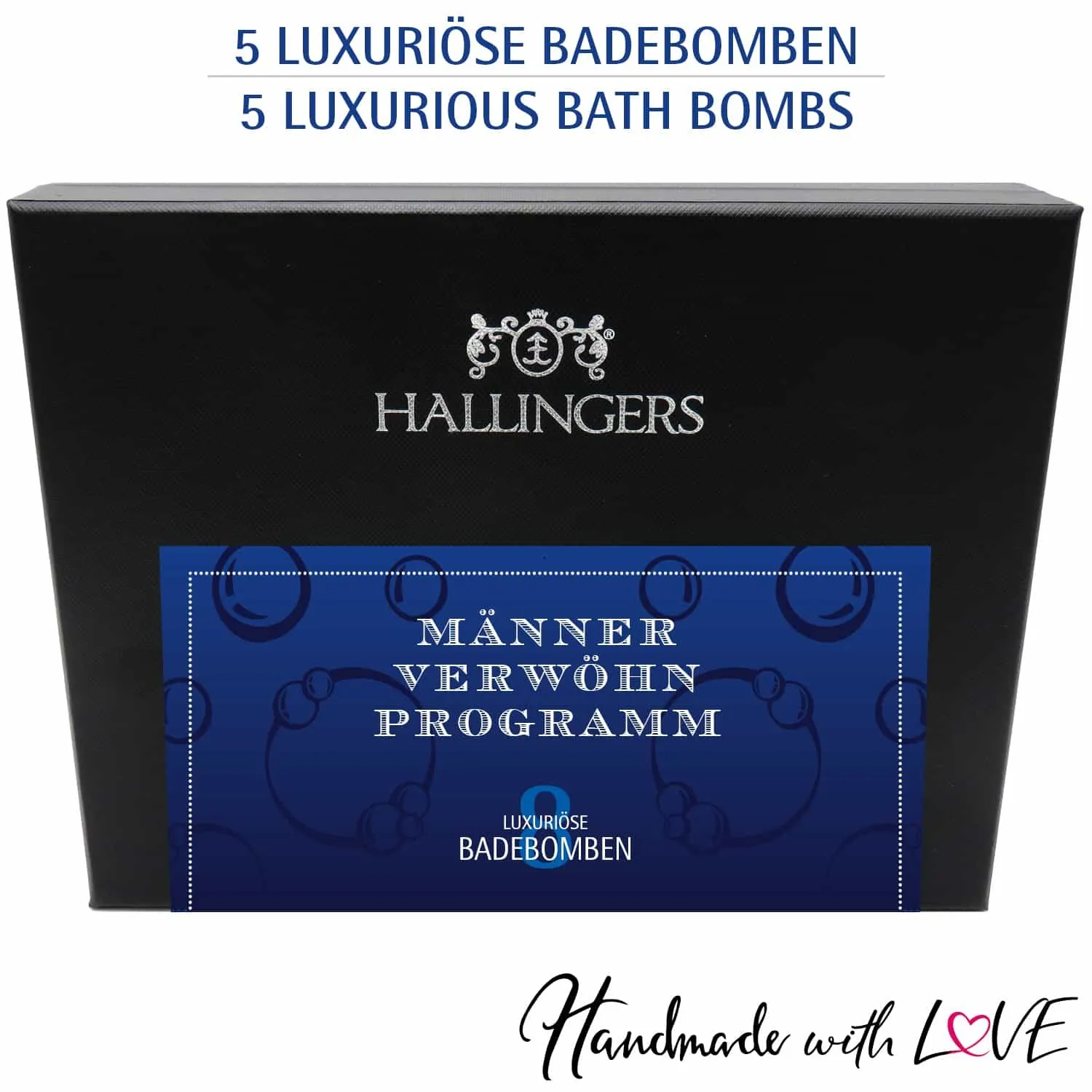 Männer Verwöhn-Programm - Badebomben-Set, 8 Badekugeln Bath Bomb