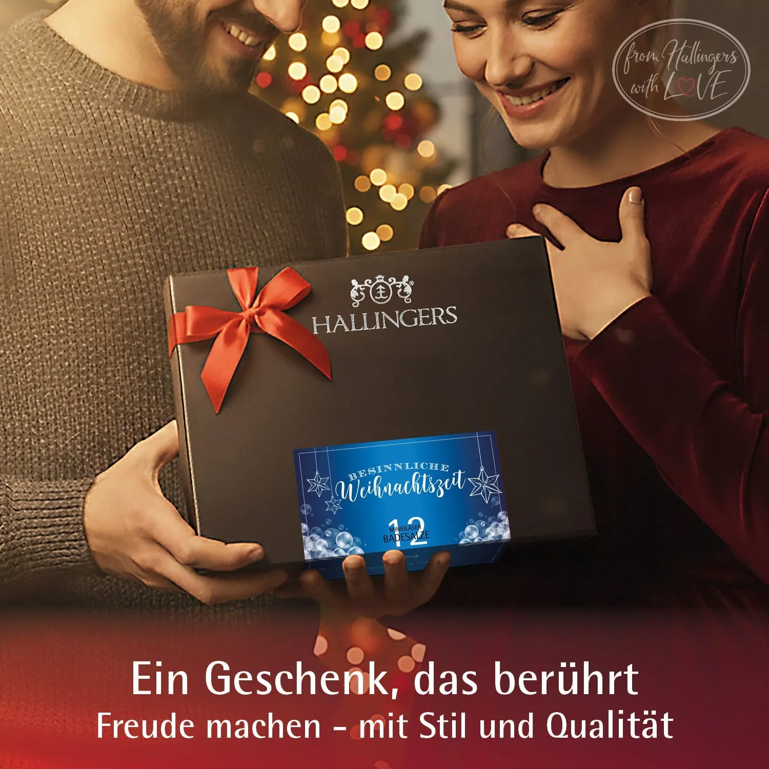 Besinnliche Weihnachtszeit (12 Badesalze im Glas)