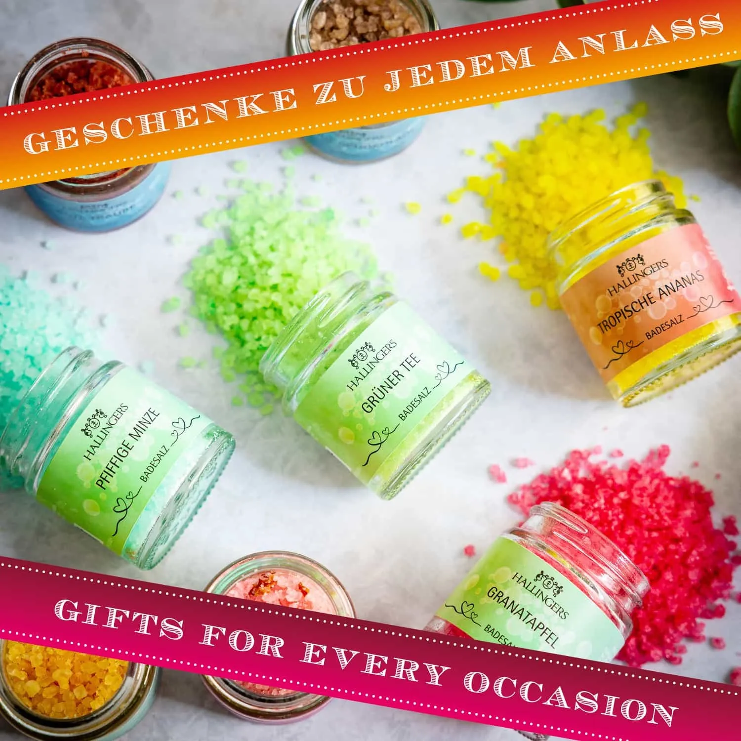 Feine Salze aus dem Toten Meer, verfeinert mit hochwertigen Ölen und Aromen. Im Kochbuch neue Rezepte entdecken und los geht´s.