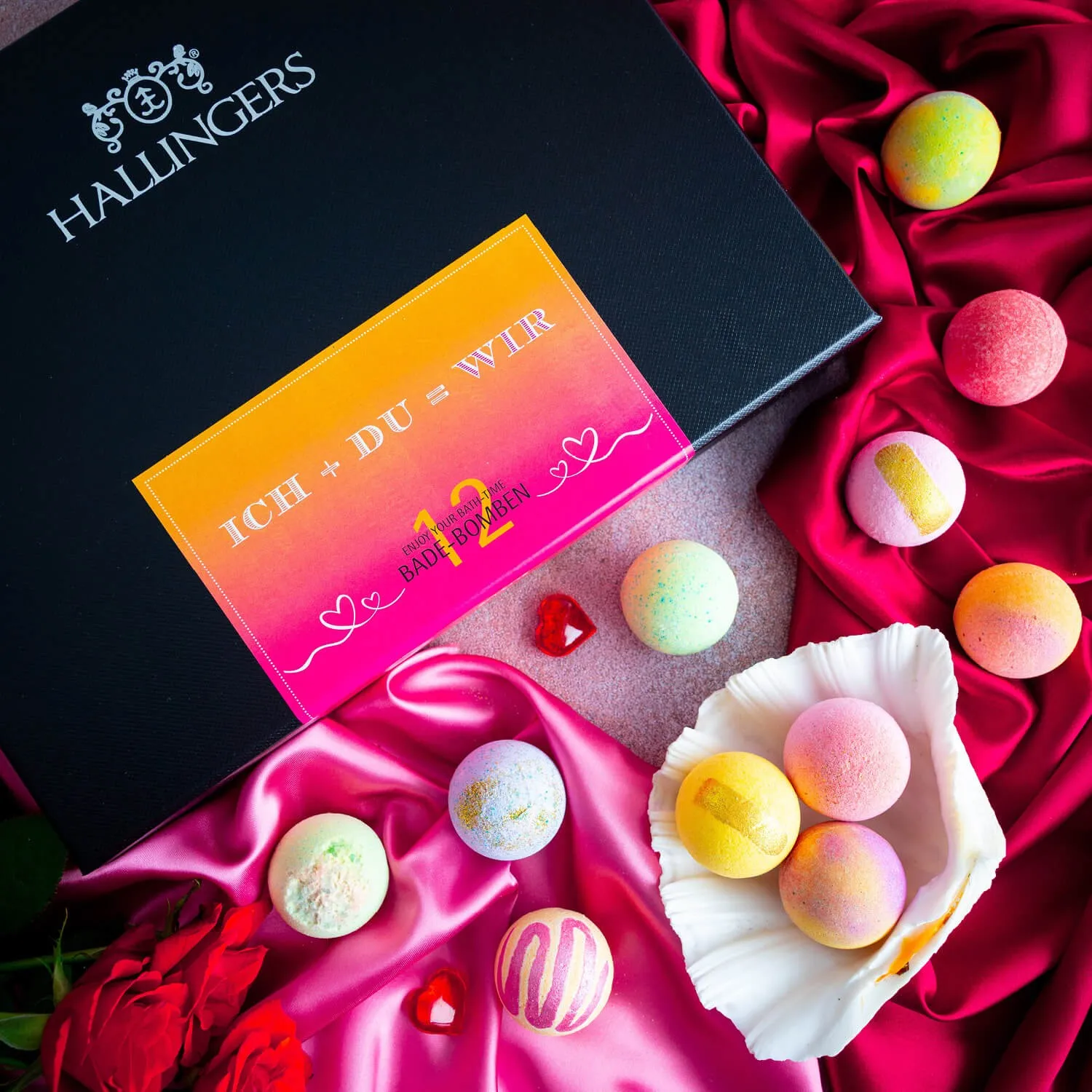 Man kann verschiedene Kugeln auch miteinander Kombinieren - für noch mehr Spaß!