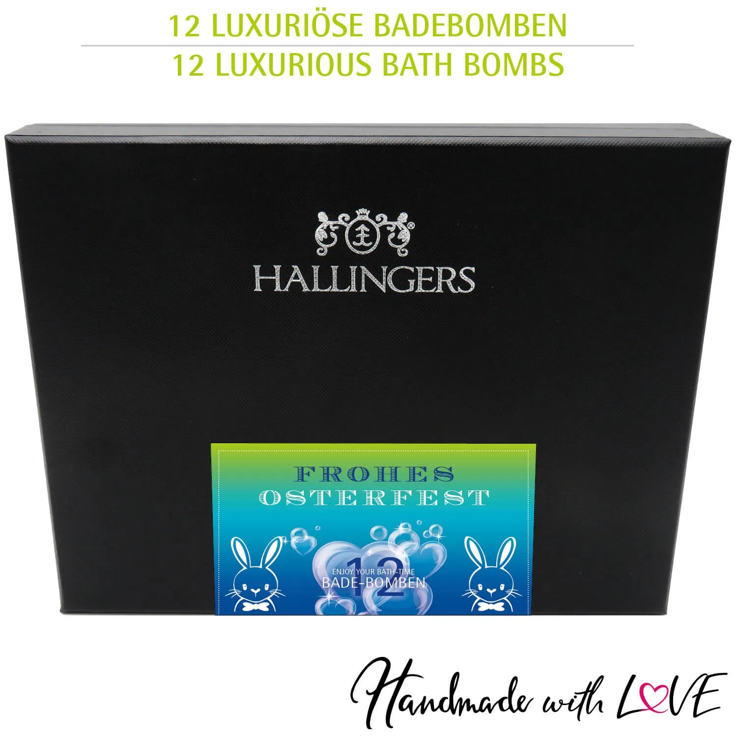 Frohes Osterfest - Blue (12 Badebomben)