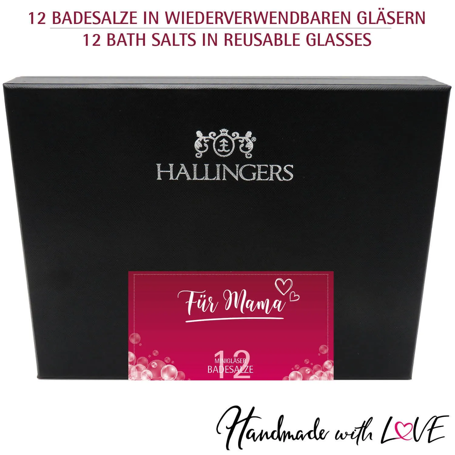 Zum Muttertag (12 Badesalze im Glas)