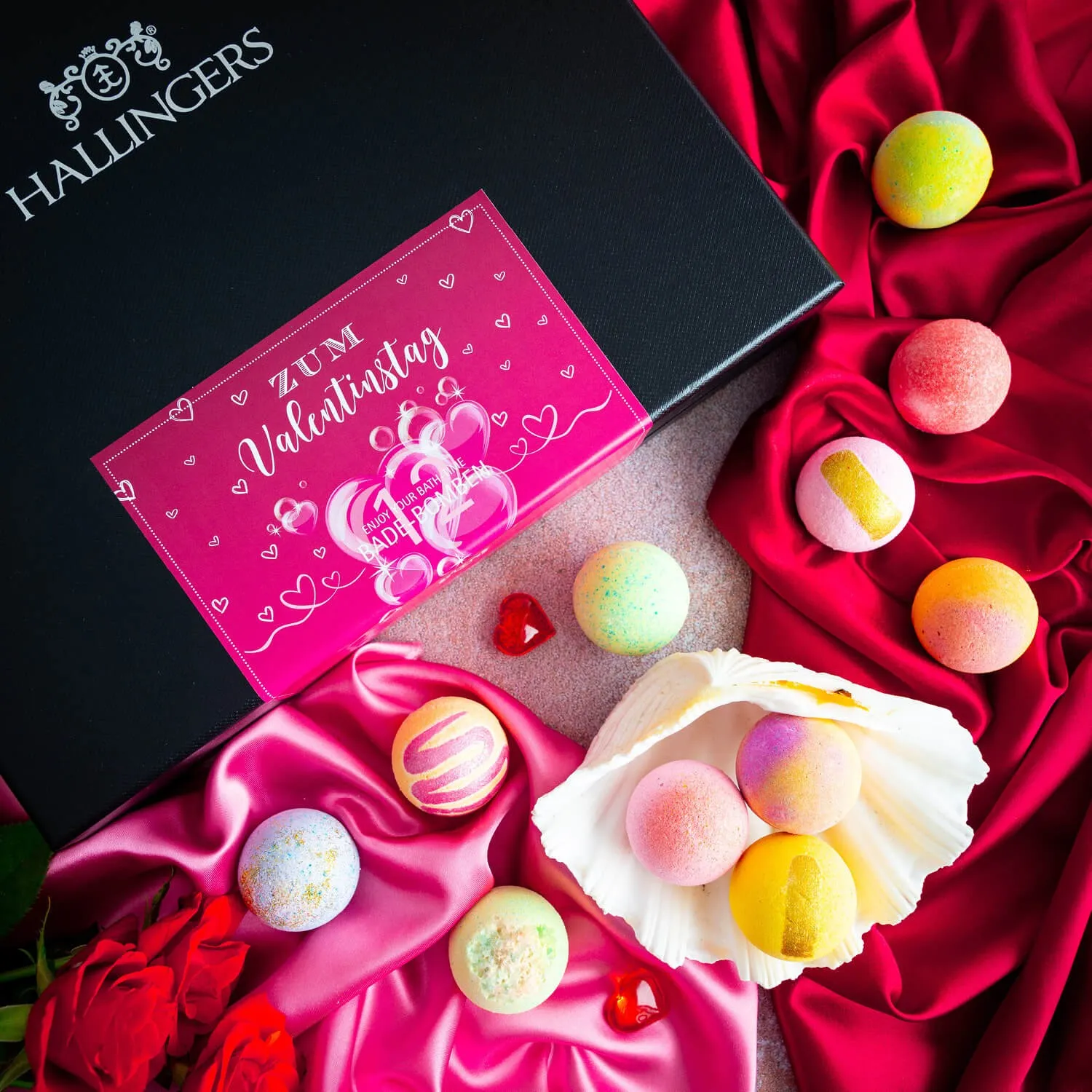 Man kann verschiedene Kugeln auch miteinander Kombinieren - für noch mehr Spaß!