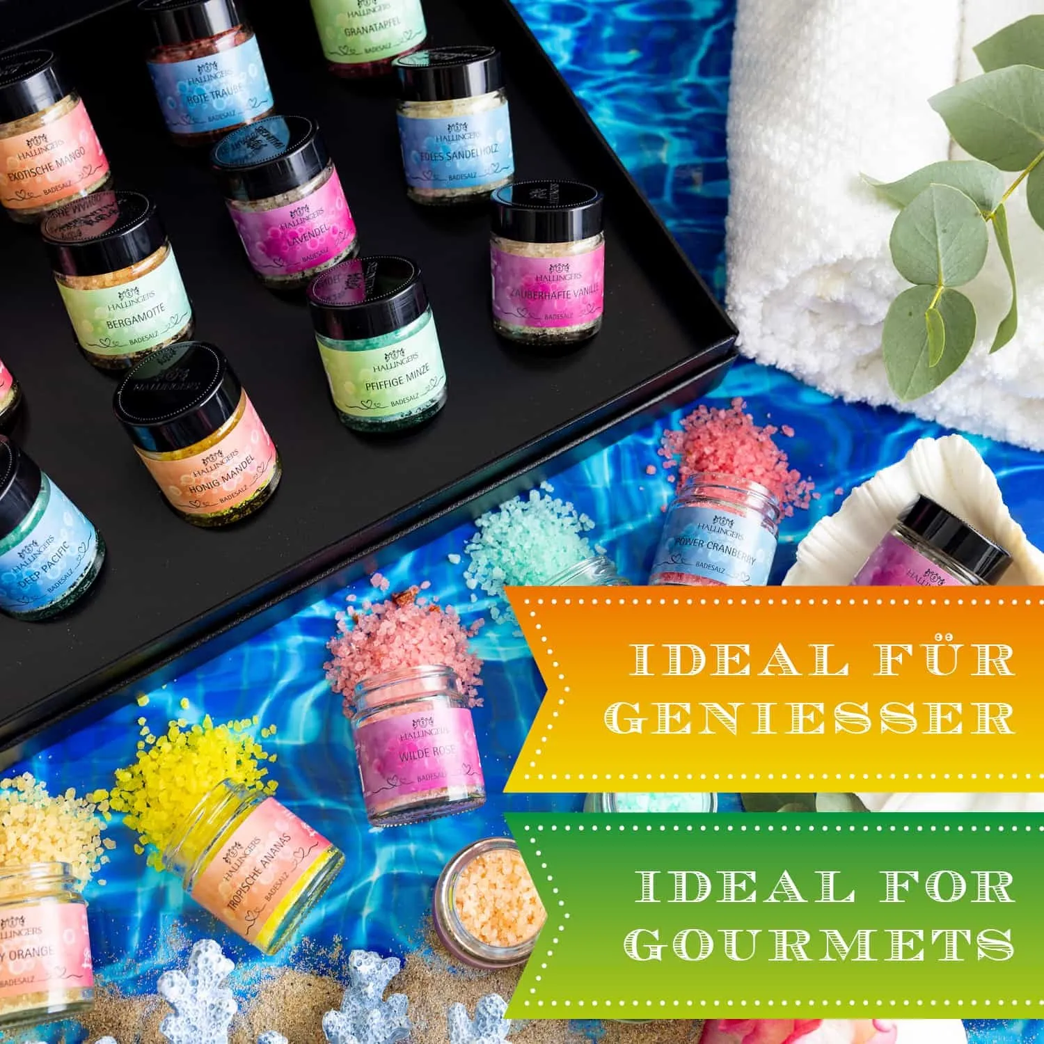 Nur reine ätherische Öle mit Salz! Sehr hochwertige Qualität!