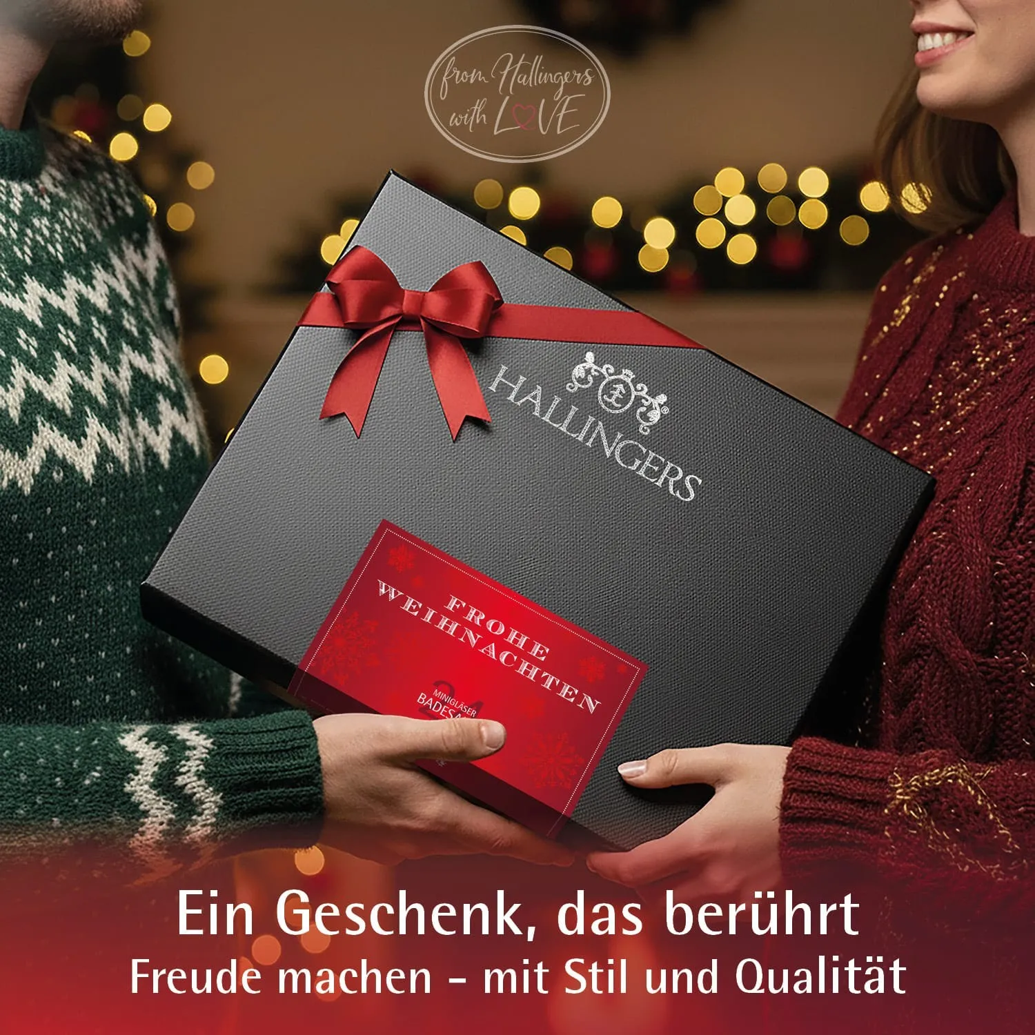 Frohe Weihnachten (24 Badesalze im Glas)