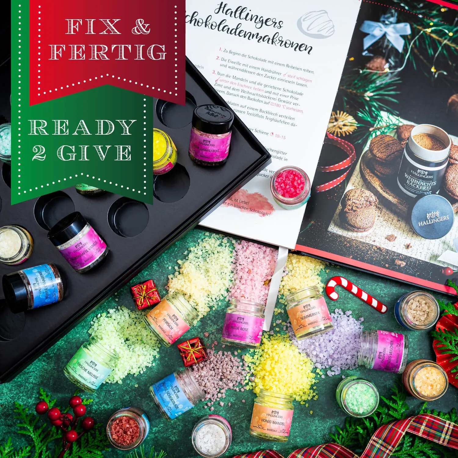 Jedes Körnchen Badesalz wurde mit viel Mühe und Sorgfalt aus echtem Meersalz gewonnen und mit reinen ätherischen Ölen ergänzt