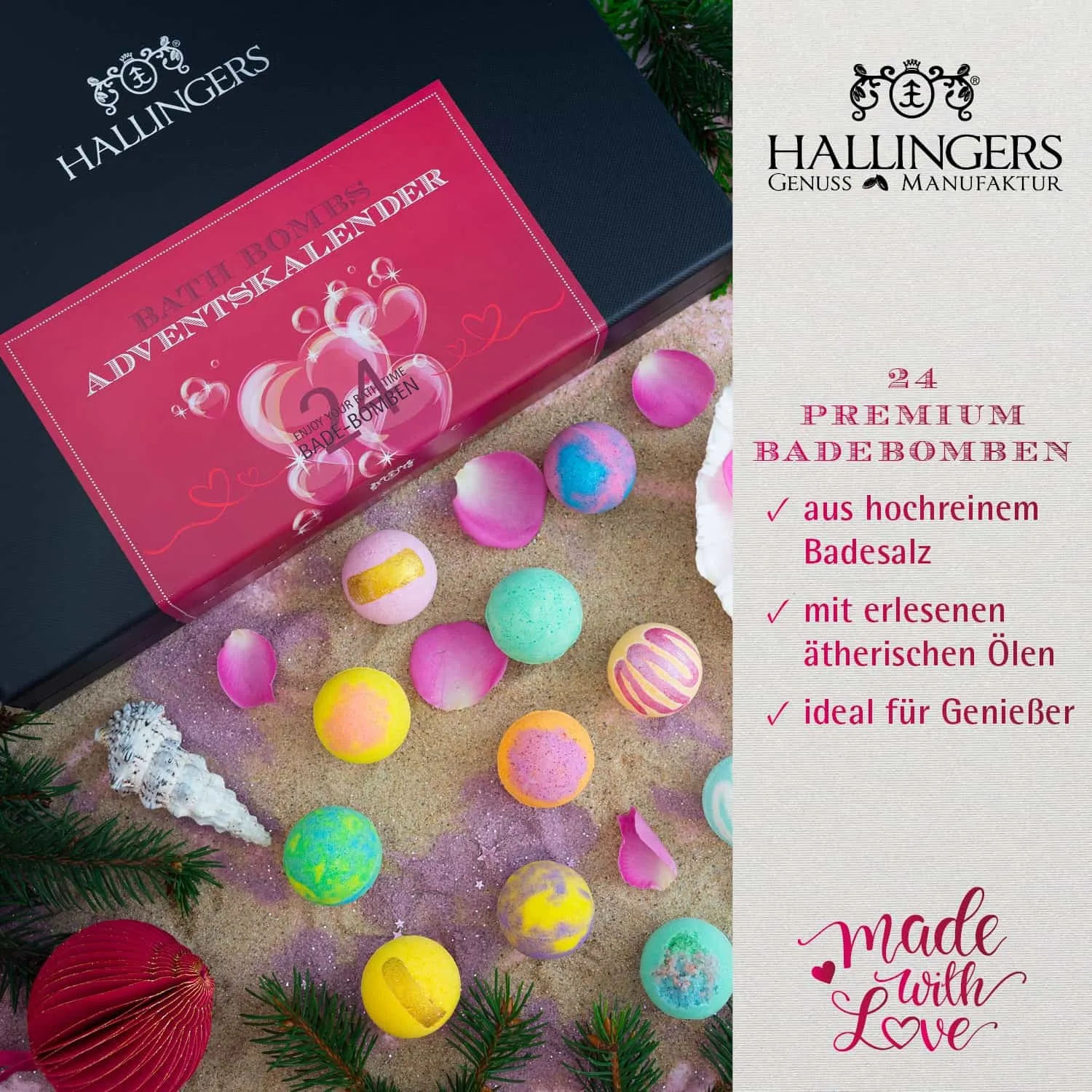 PREMIUM PRODUKT: Stabil, edel verpackt in der richtig schönen, Design-Deluxebox! Macht richtig was her!