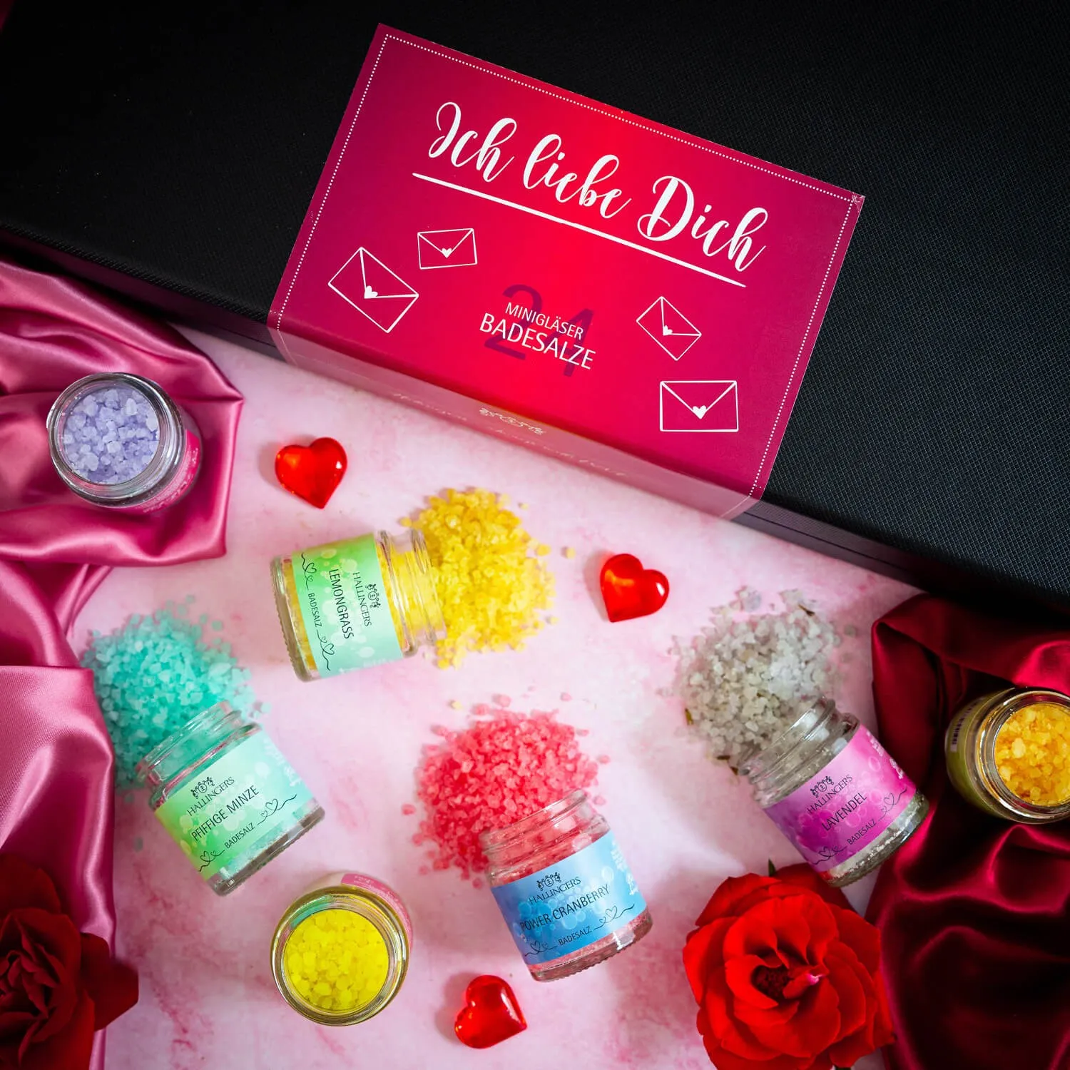 24 aromatisierte Meersalze zur Entspannung!