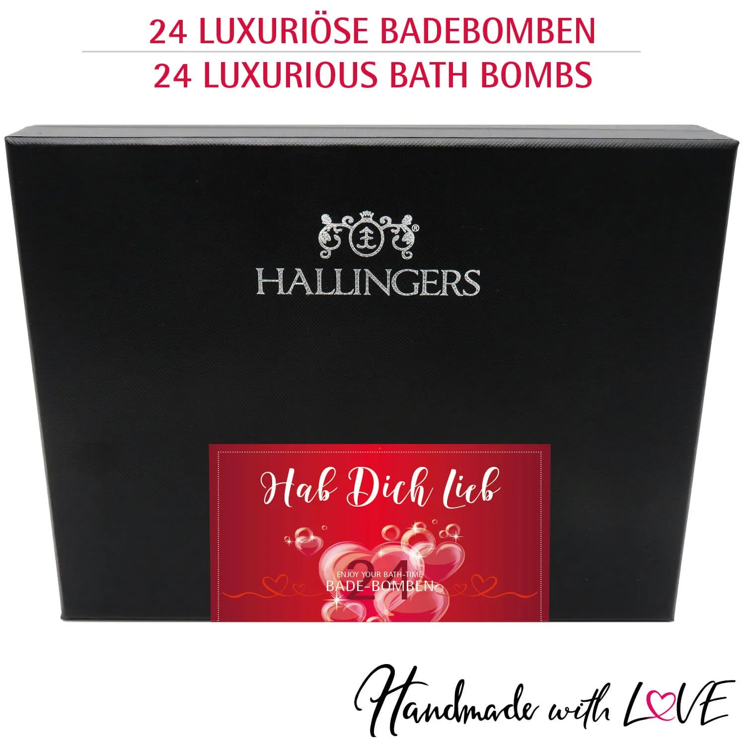 Hab Dich Lieb (24 Badebomben)