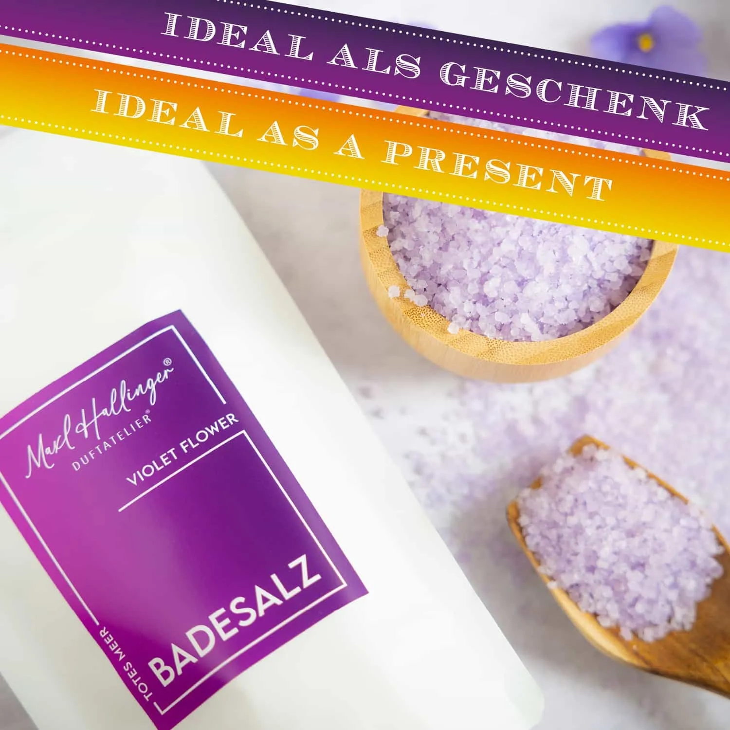 Perfekt für Peeling, Sauna oder die Badewanne.