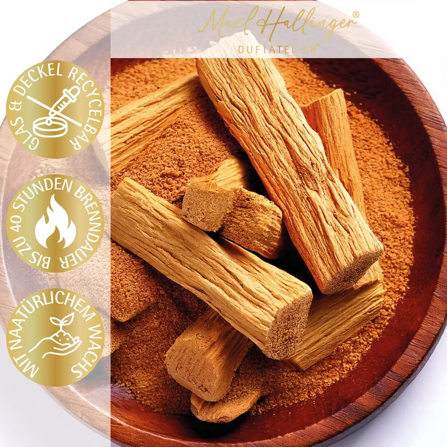 Relaxing Sandalwood (Sandelholz-Duftkerze)