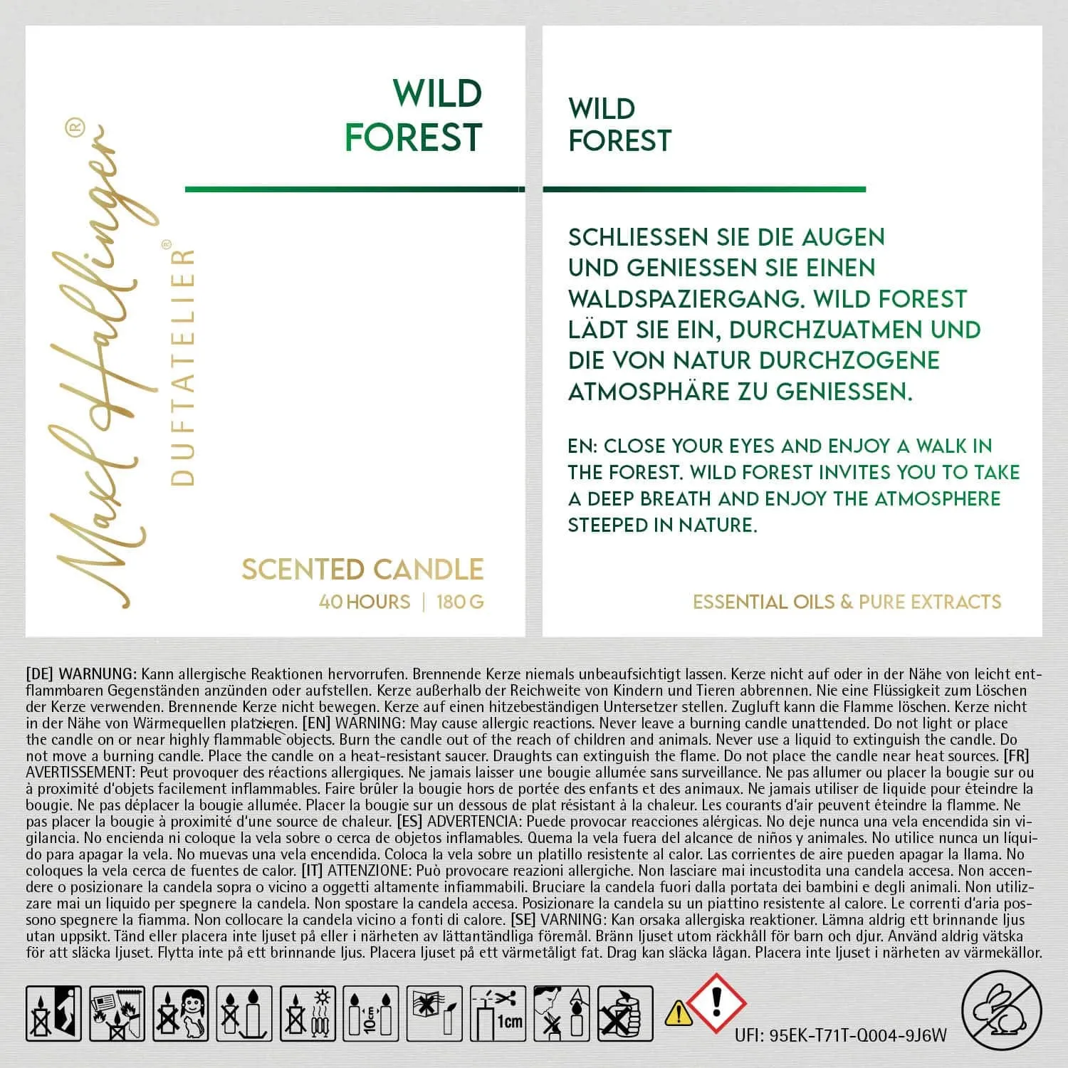 Wild Forest (Wild Forest-Duftkerze)