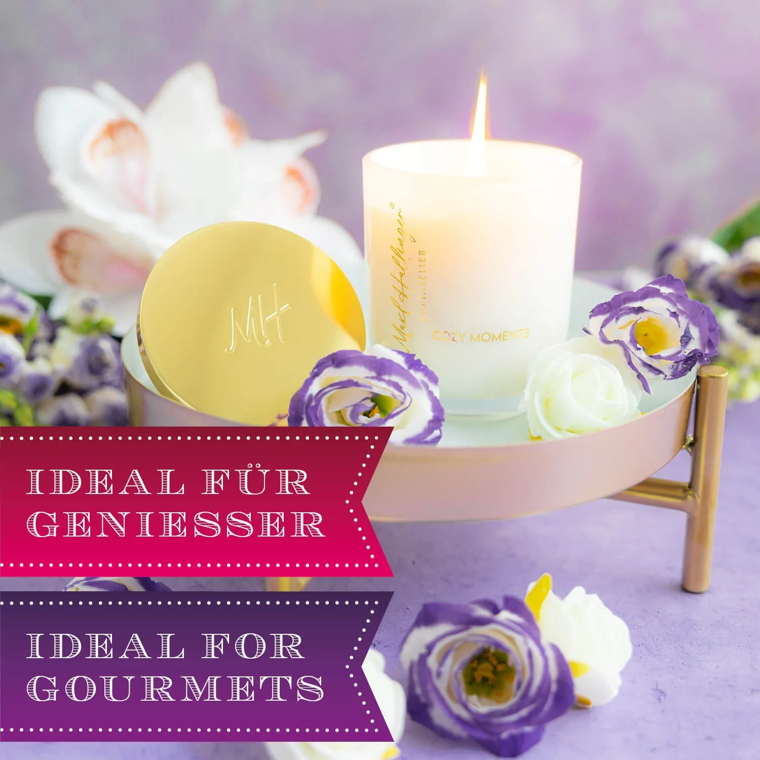 Wir nehmen Sie mit auf eine unvergessliche Reise in die fantastische, aromatische Welt der Duftkerzen.