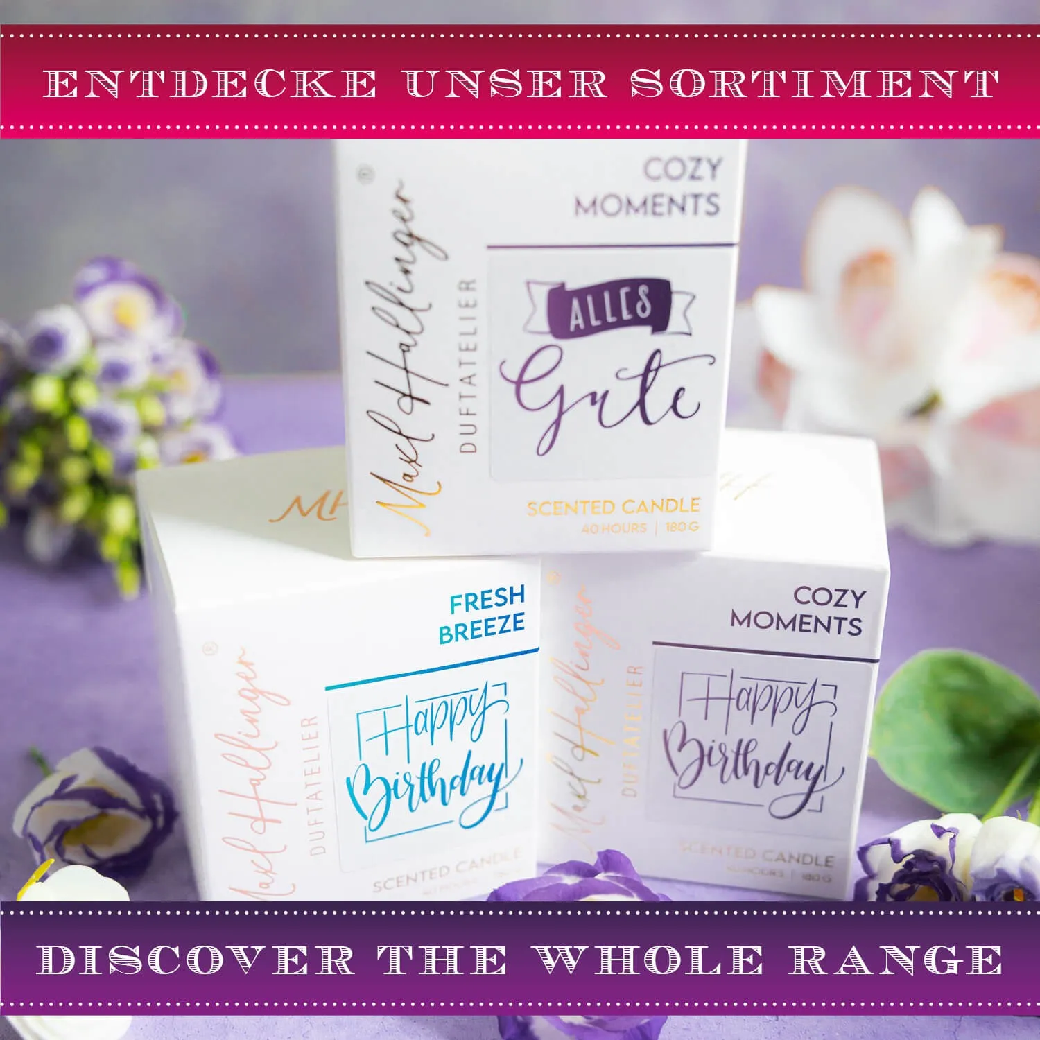 Top-Geschenk für alle Genießer! Hochwertig und natürlich, da freut sich jeder! Aus dem MAXL HALLINGER® Duftatelier®.