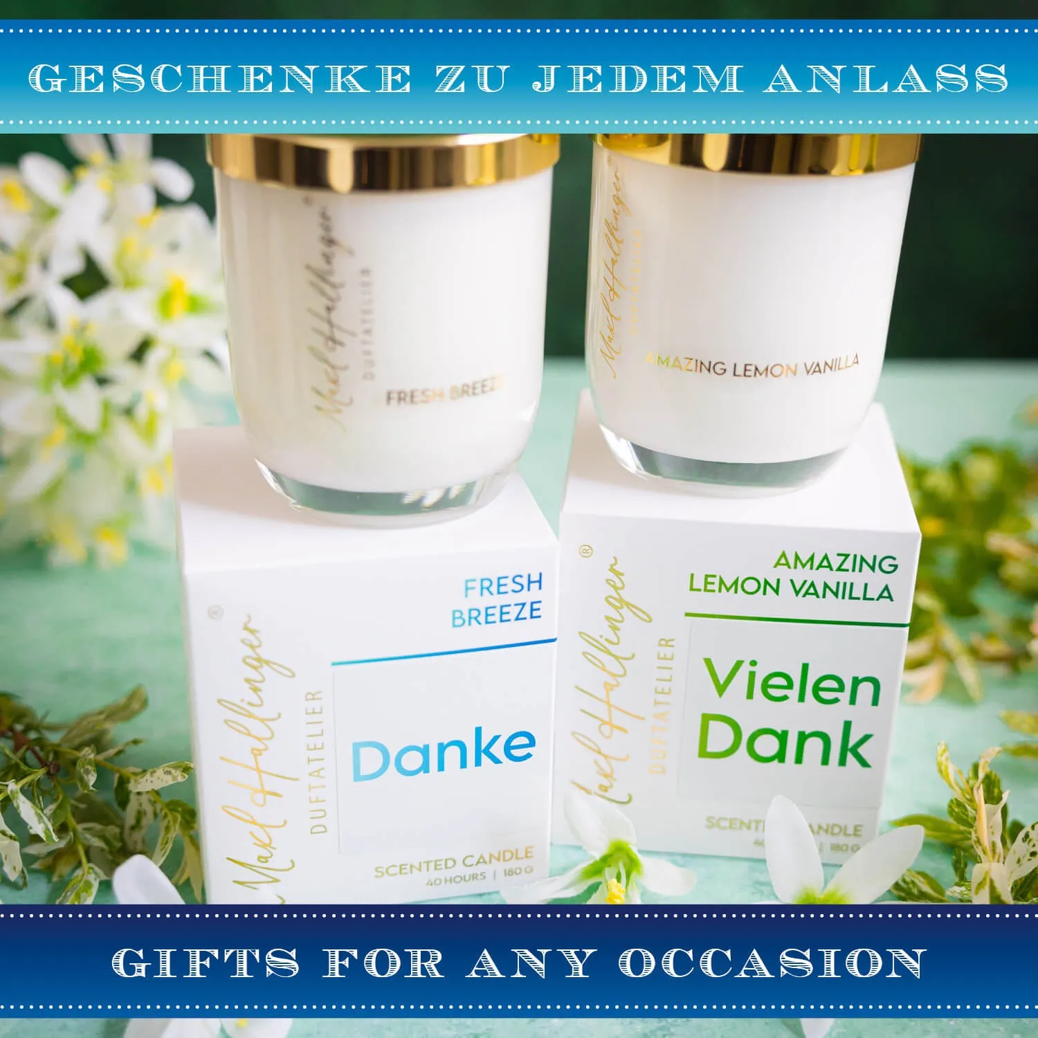 Top-Geschenk für alle Genießer! Hochwertig und natürlich, da freut sich jeder! Aus dem MAXL HALLINGER® Duftatelier®.