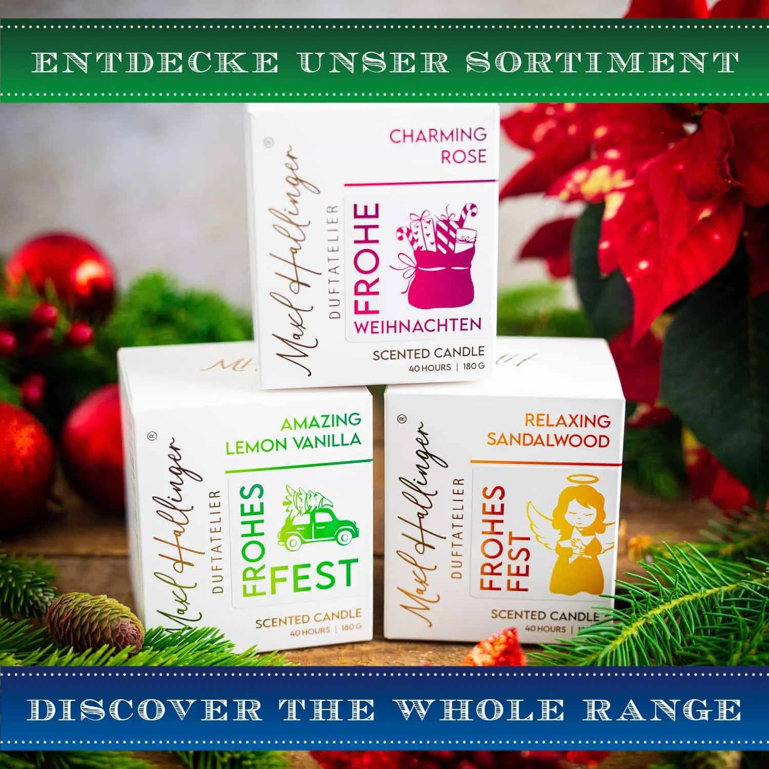 Top-Geschenk für alle Genießer! Hochwertig und natürlich, da freut sich jeder! Aus dem MAXL HALLINGER® Duftatelier®.