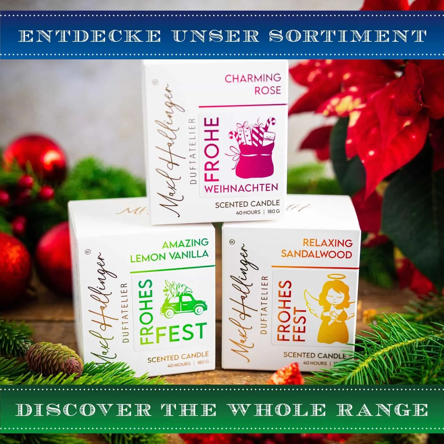 Top-Geschenk für alle Genießer! Hochwertig und natürlich, da freut sich jeder! Aus dem MAXL HALLINGER® Duftatelier®.