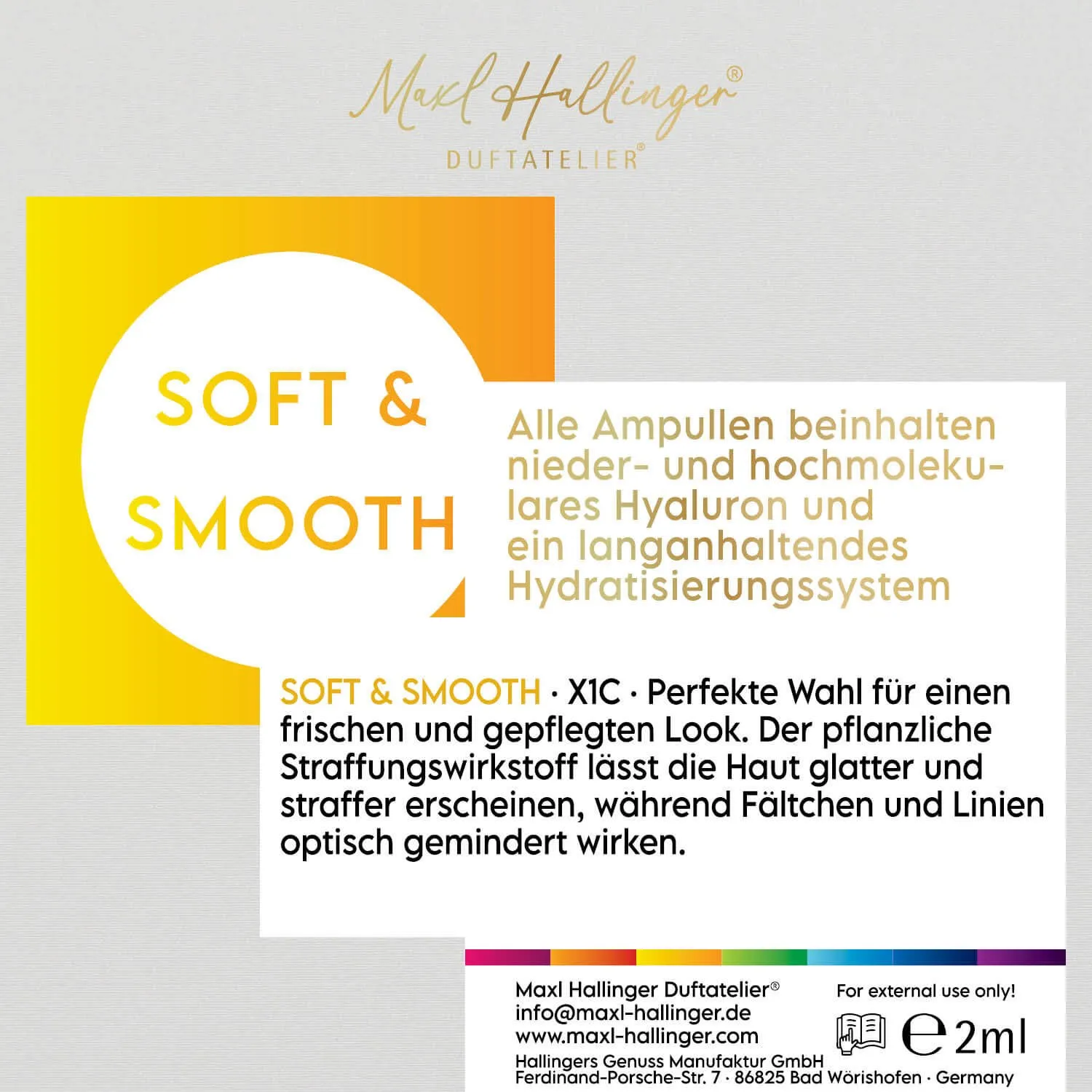 Soft & Smooth (Herbal Firming Agent Beauty-Ampulle)