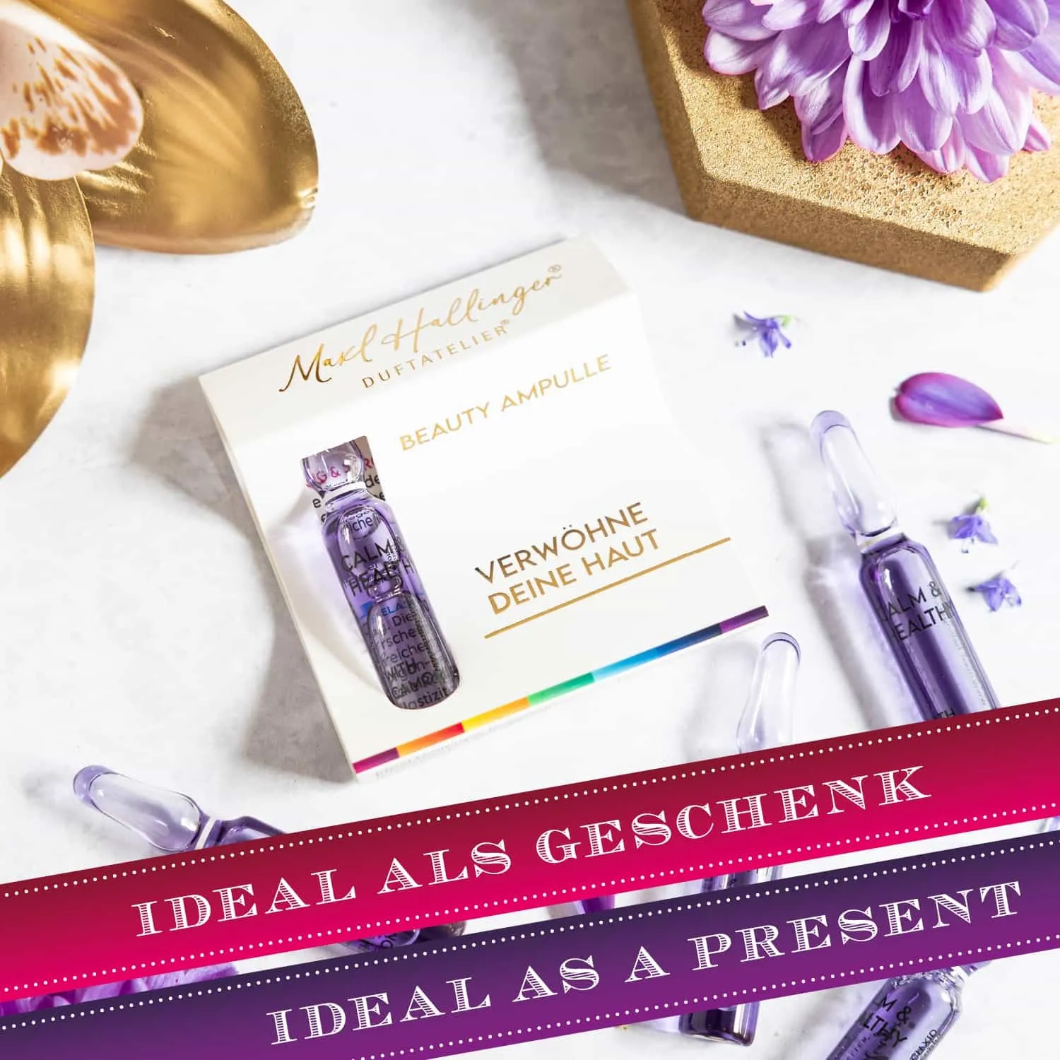 Die Ampullen von Maxl Hallinger stehen für höchste Qualität und wirksame Pflege. Jede Ampulle ist sorgfältig formuliert- für perfekte Ergebnisse!