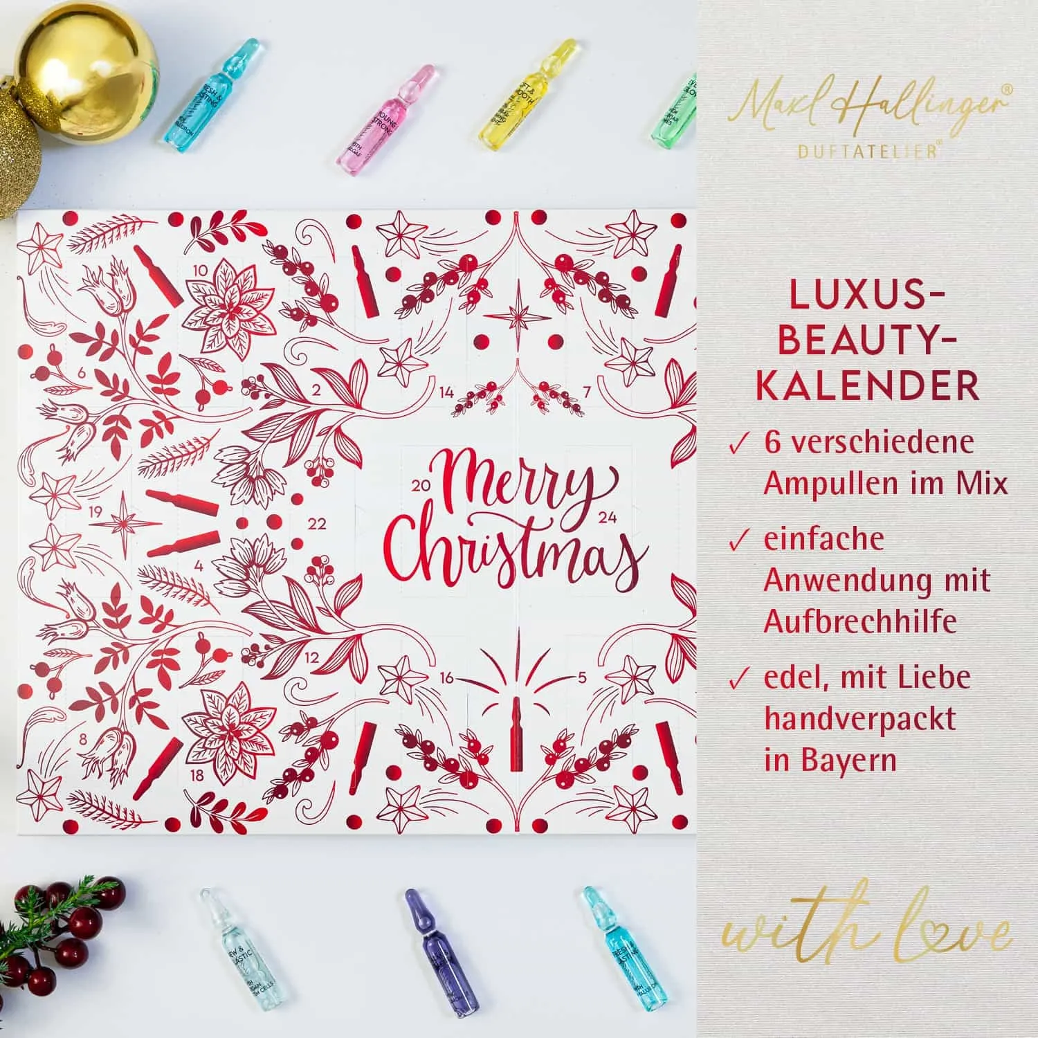 Dieser Adventskalender ist Luxus pur! Das perfekte Geschenk für alle, die das Besondere lieben!