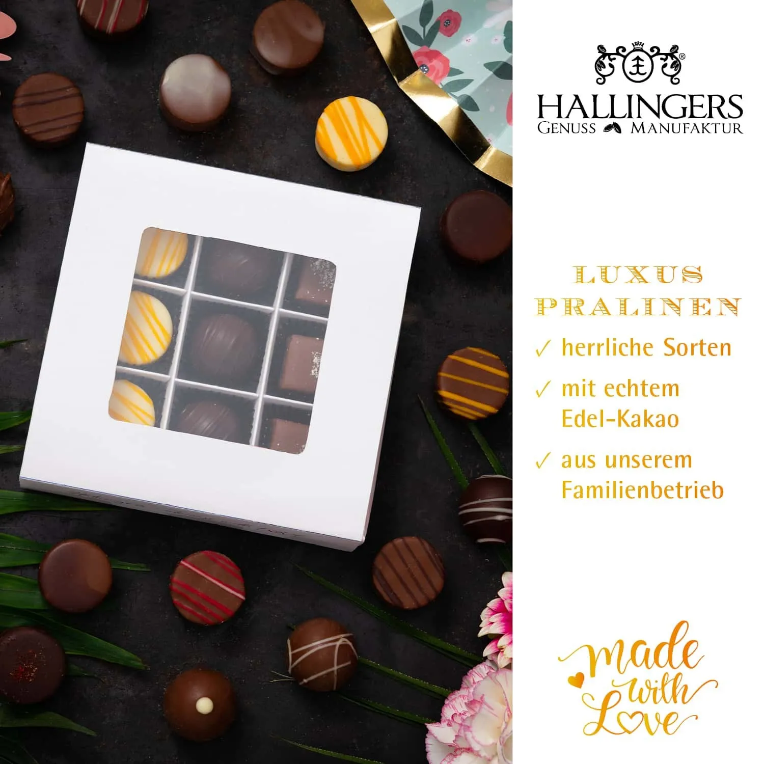 Mit dem Set verschenken Sie Luxus pur! Exklusivität, Qualität, Nachhaltigkeit und Unterstützung des lokalen Handwerks - die perfekte Kombination!