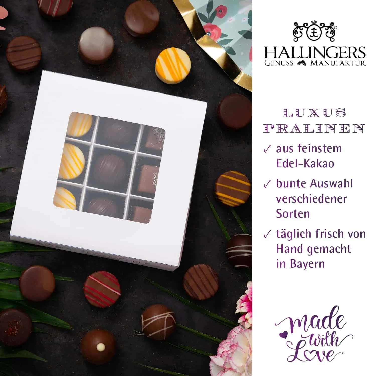 Mit dem Set verschenken Sie Luxus pur! Exklusivität, Qualität, Nachhaltigkeit und Unterstützung des lokalen Handwerks - die perfekte Kombination!