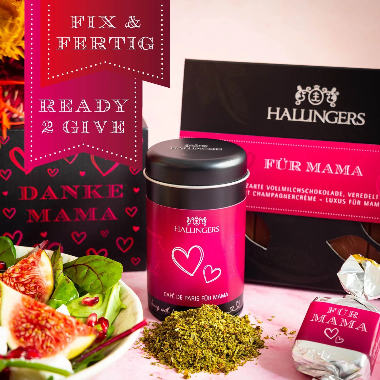 Mit dem Set verschenken Sie Luxus pur! Bleiben Sie einfach zu Hause und bestellen Sie ganz bequem online.