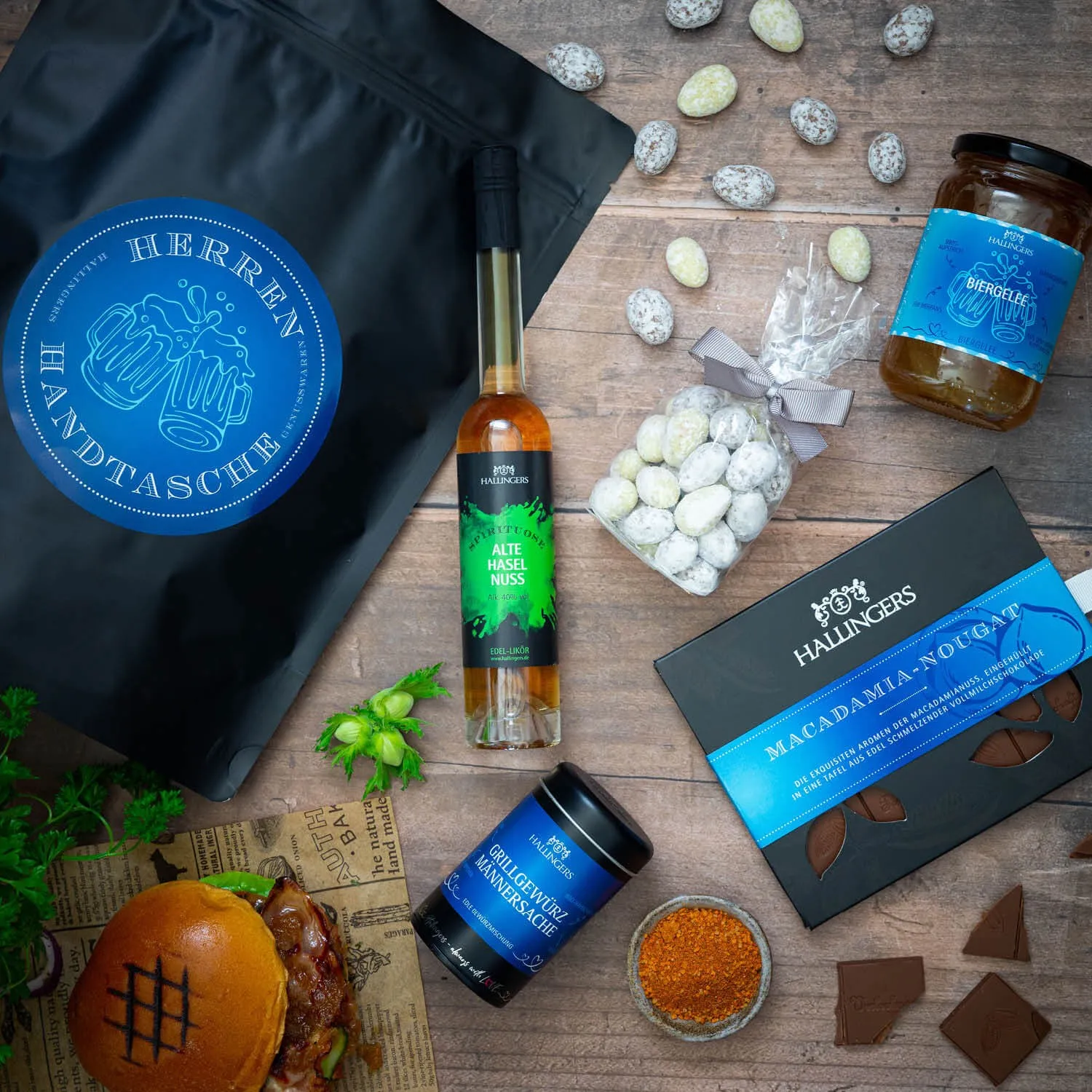 Herrenhandtasche XXL (Geschenkkorb)