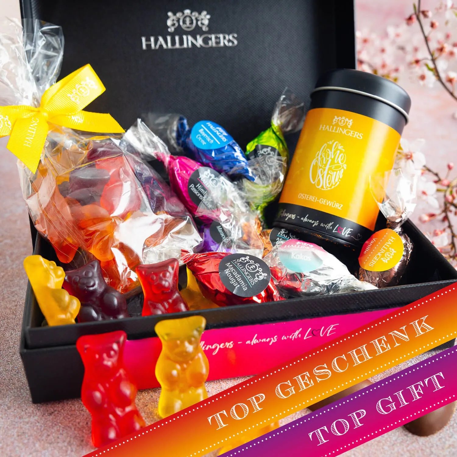 Hier ist für jeden was dabei. Genieß das Osterfest und lass es Dir gut gehen!