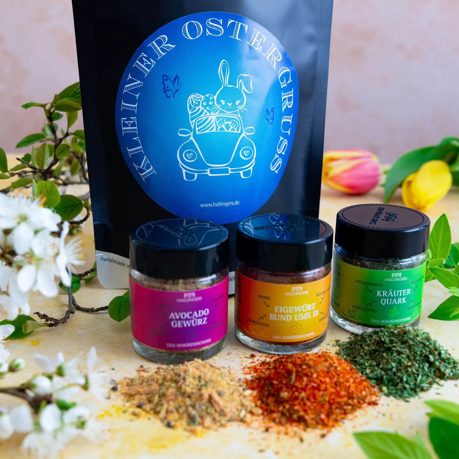 Mit diesem Set verschenken Sie Luxus pur! Die Gewürzmischungen sind vielseitig einsetzbar und passen hervorragend zu einer Vielzahl von Gerichten.