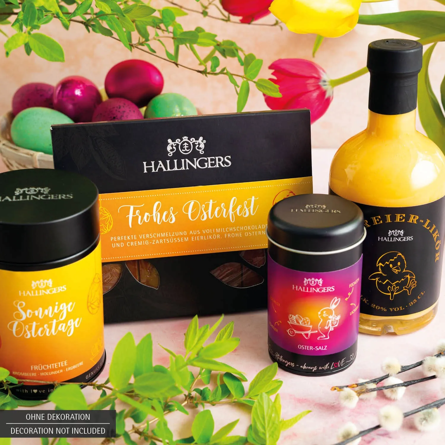 Gruß vom Osterhasen - purple (Geschenkkorb)