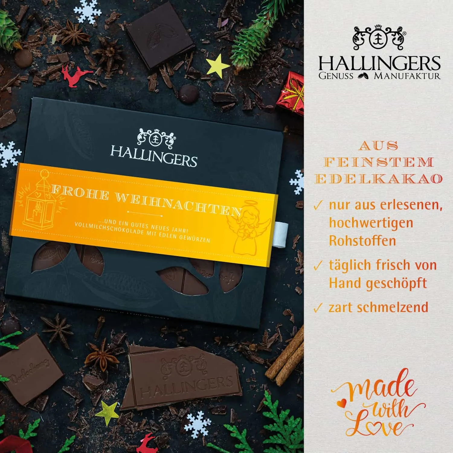 Aus unserer Manufaktur im Herzen von Bayern mit Liebe verpackt!