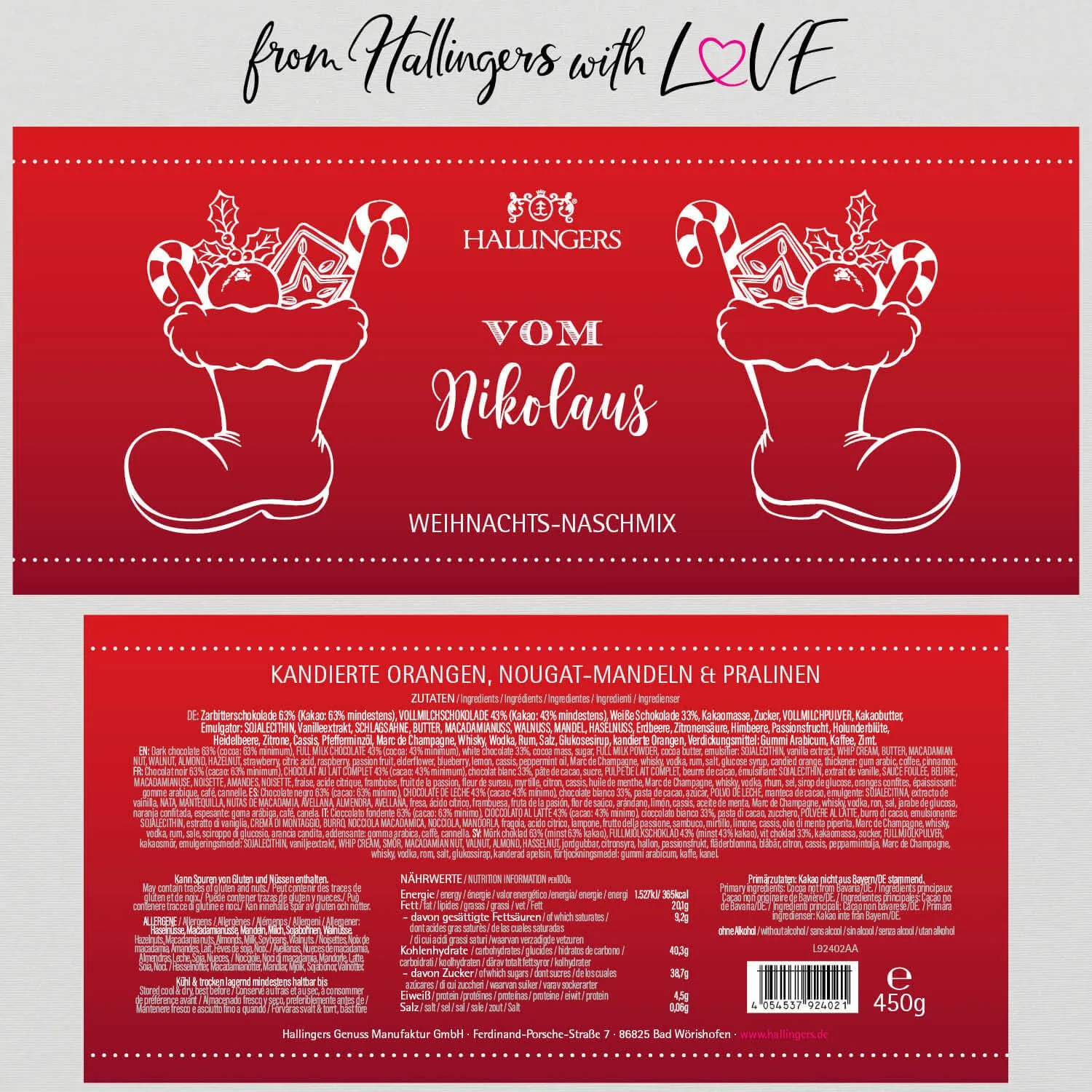 Vom Nikolaus (Geschenkkorb)