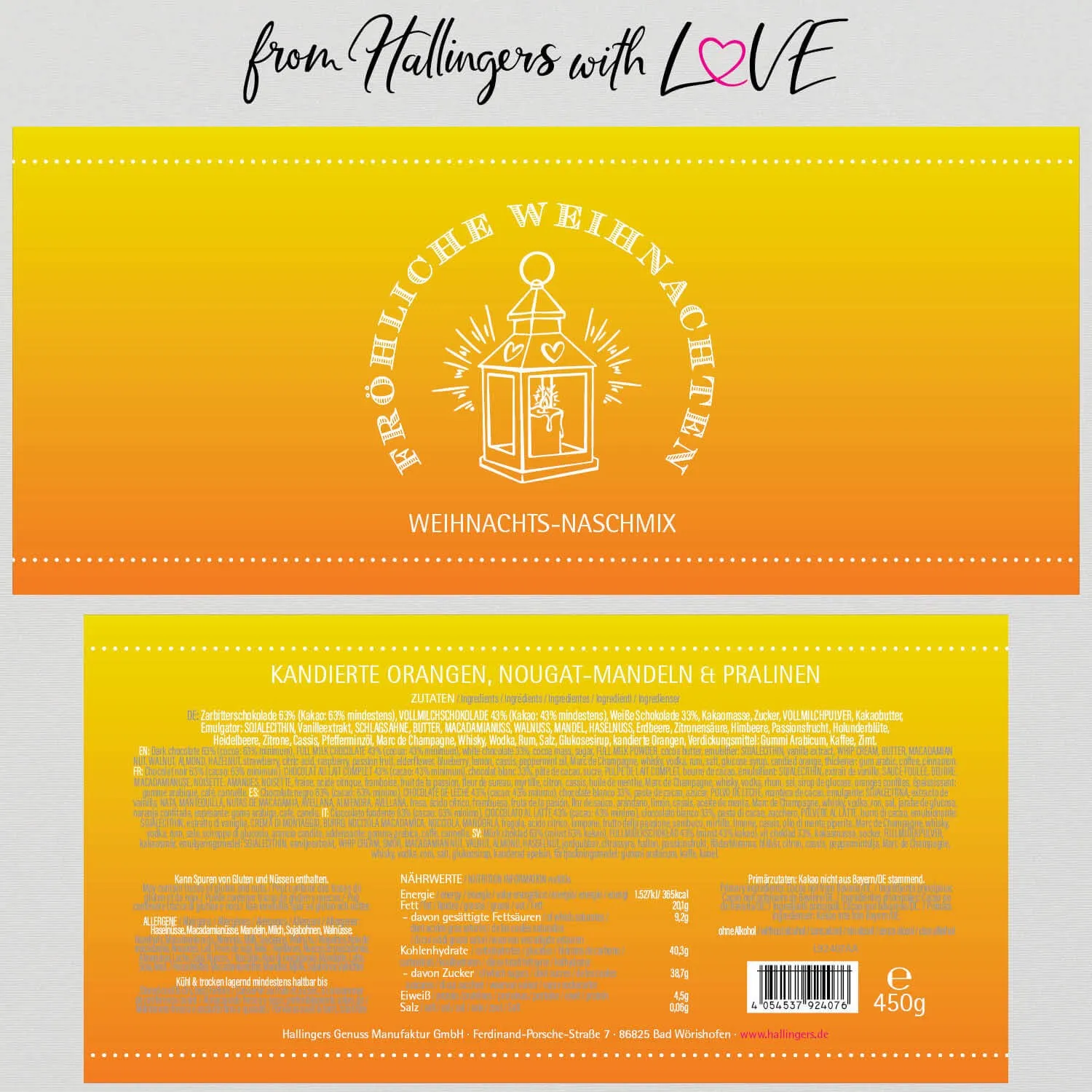 Fröhliche Weihnachten (Geschenkkorb)