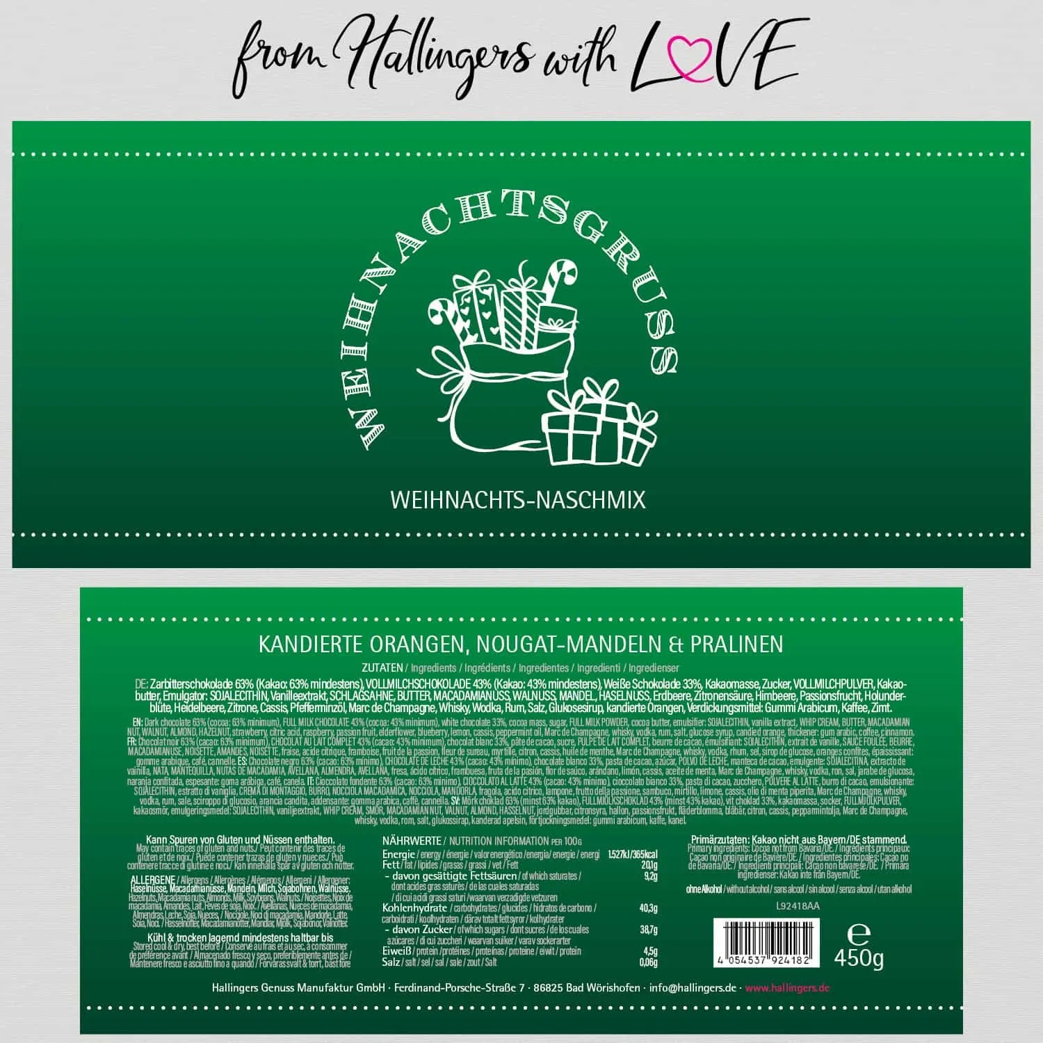 Weihnachtsgruß (Geschenkkorb)