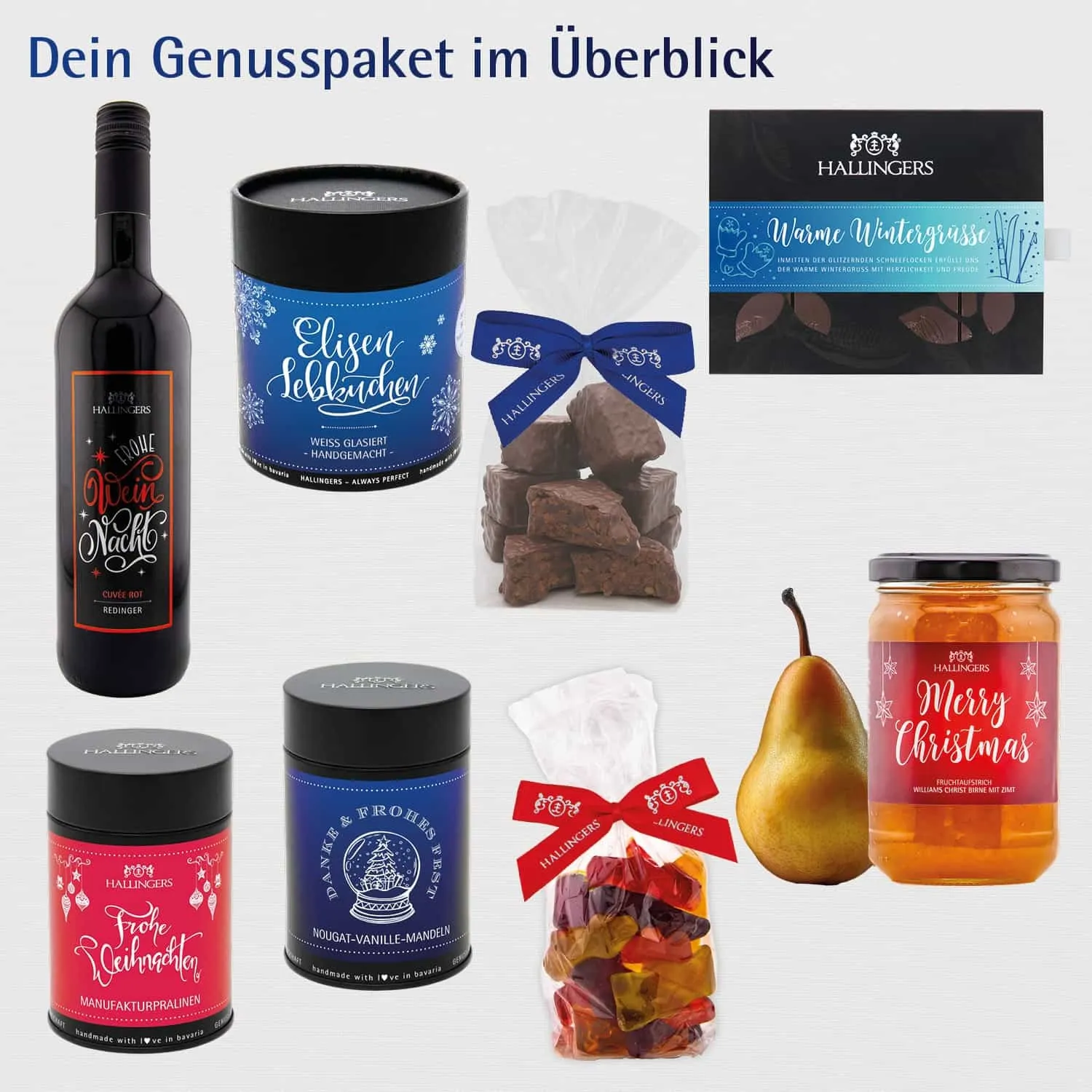 Weihnachtspackerl (Geschenkkorb)