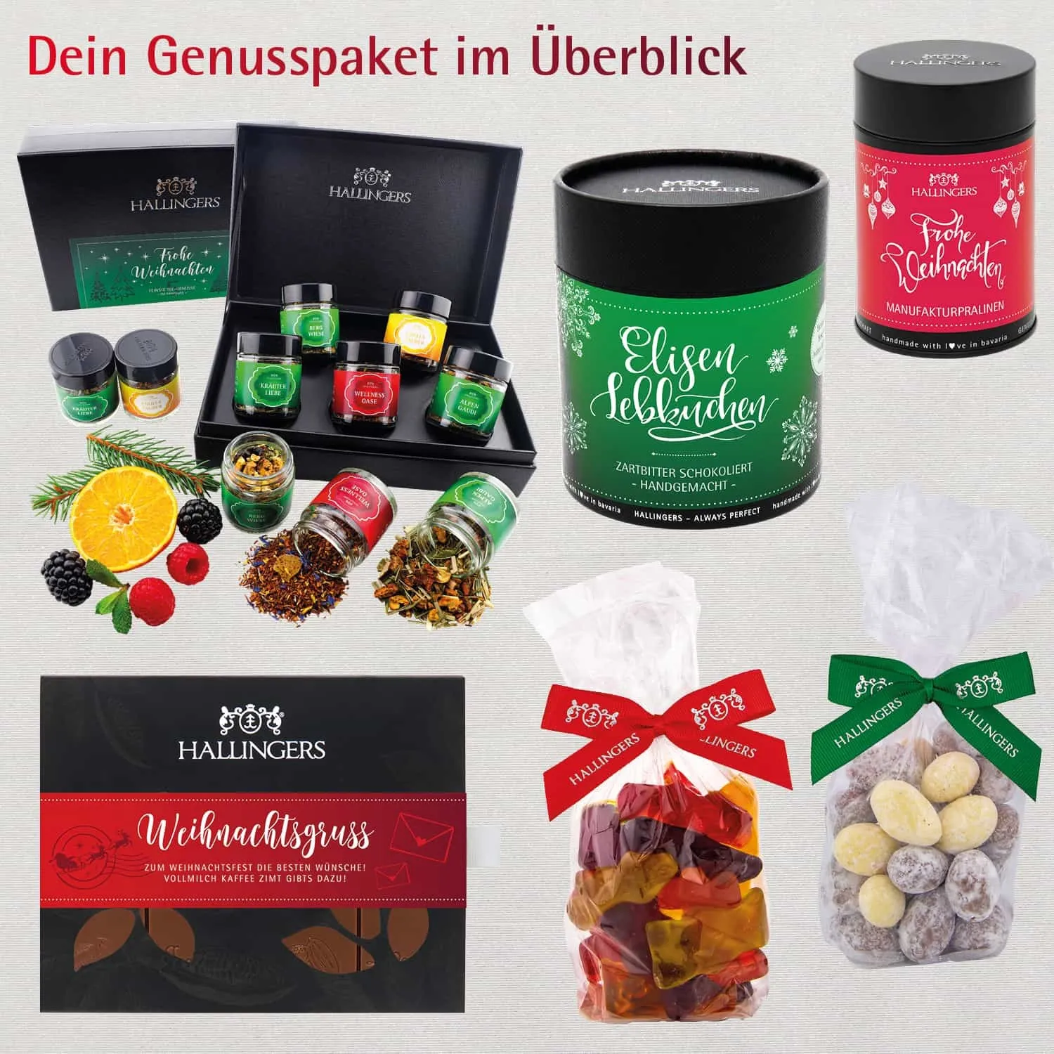 Süße Weihnachten (Geschenkkorb)