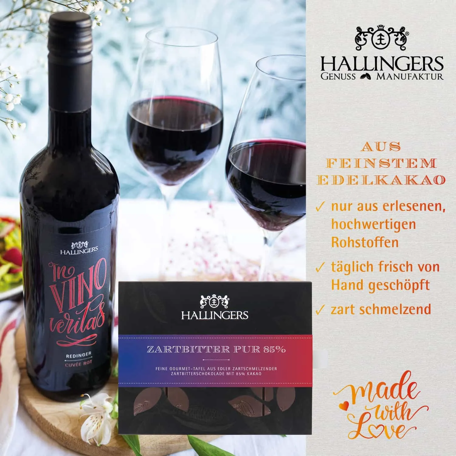 Aus unserer Manufaktur im Herzen von Bayern mit Liebe verpackt!