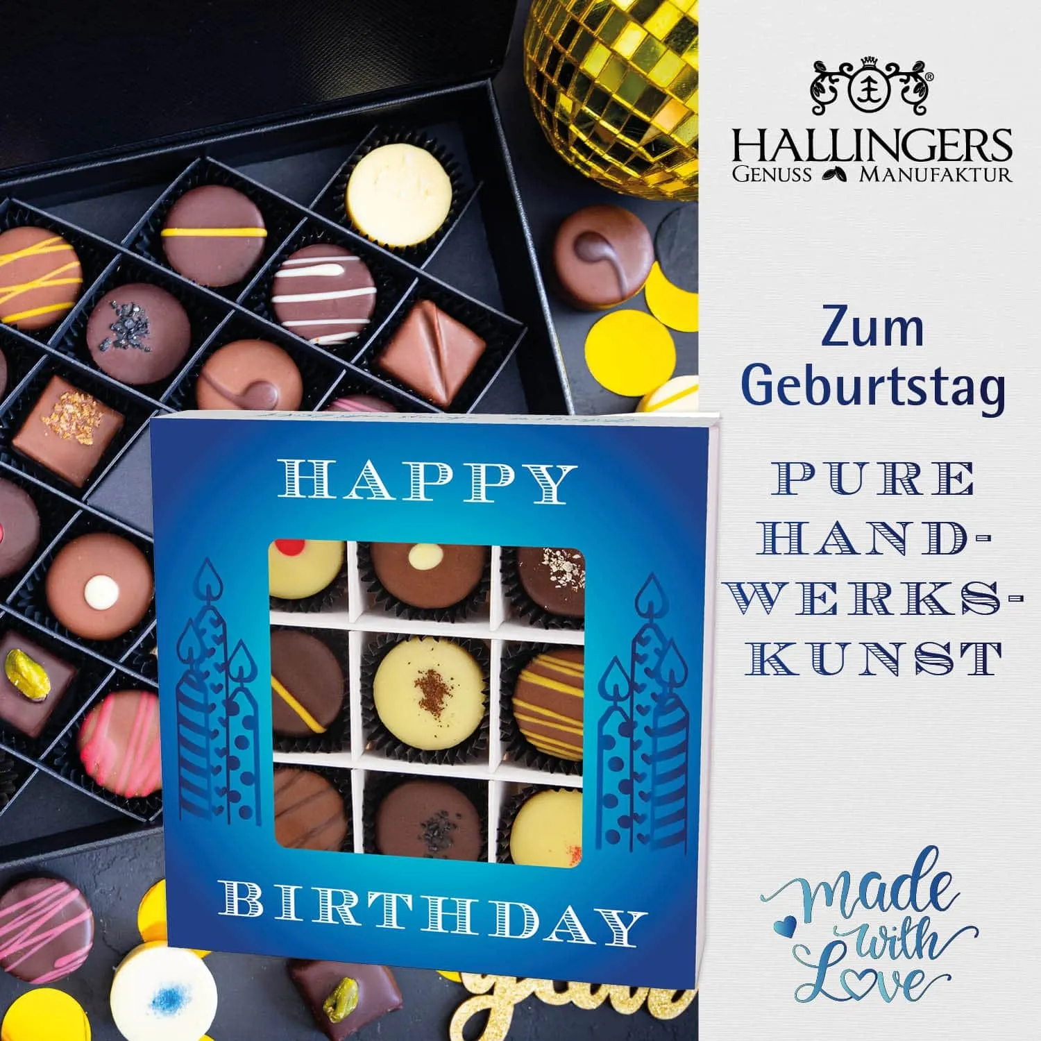 Happy Birthday Blue (Geschenkkorb)