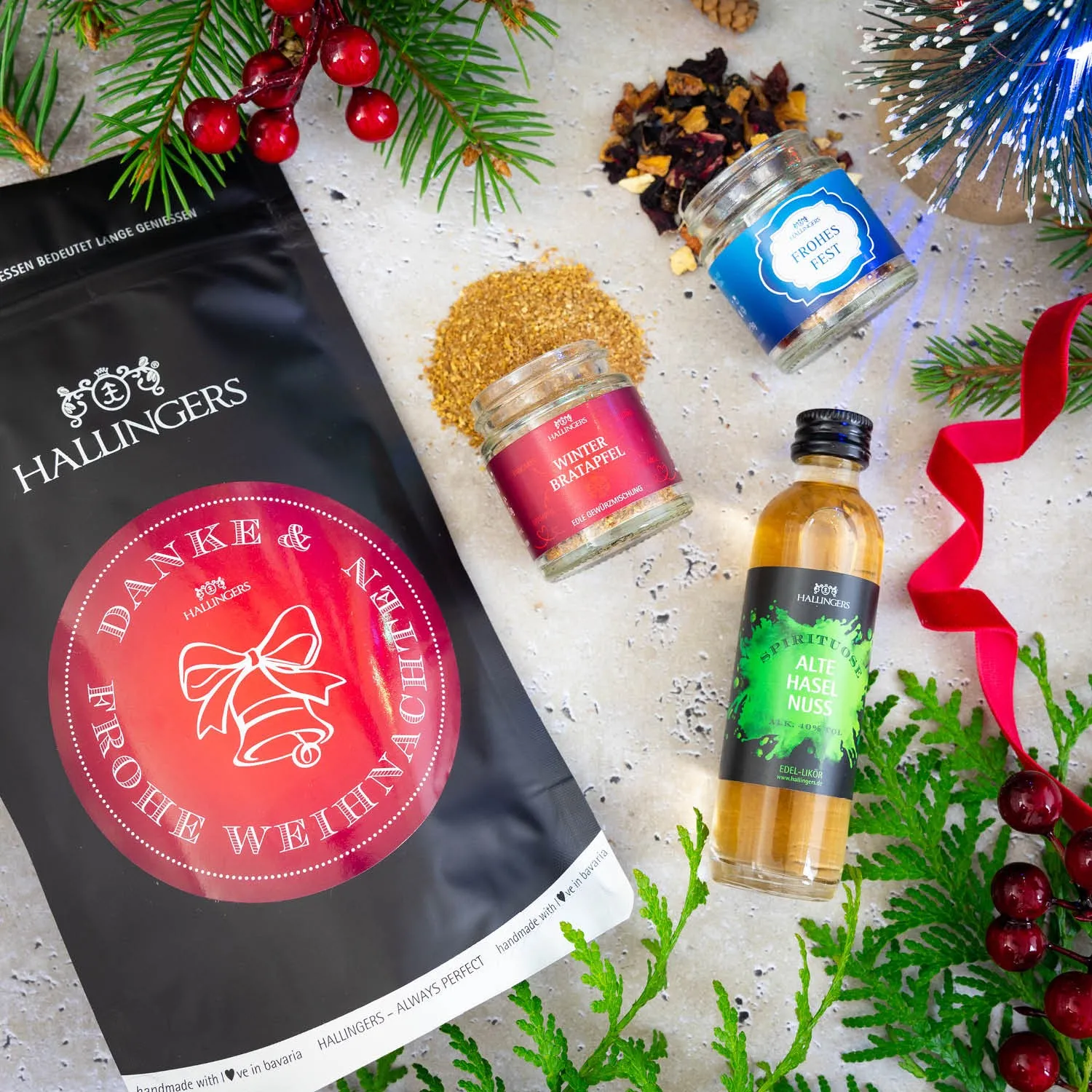 Danke & Frohe Weihnachten (Geschenkkorb)