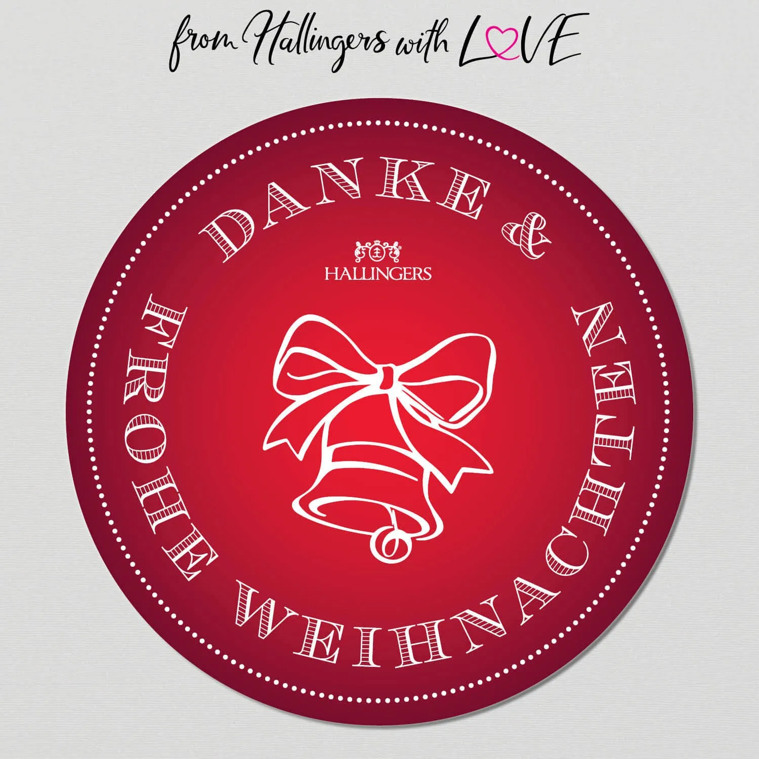 Danke & Frohe Weihnachten (Geschenkkorb)