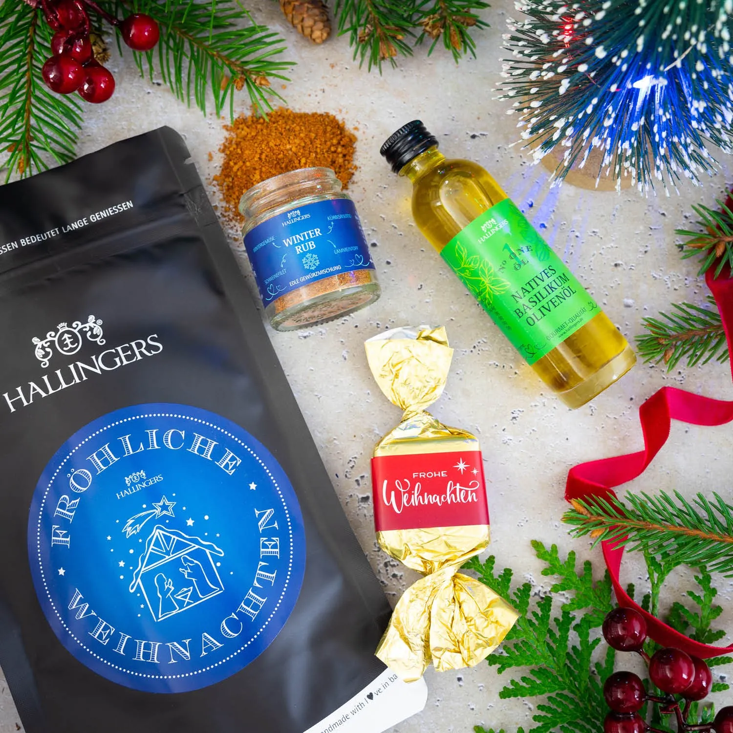 Fröhliche Weihnachten (Geschenkkorb)