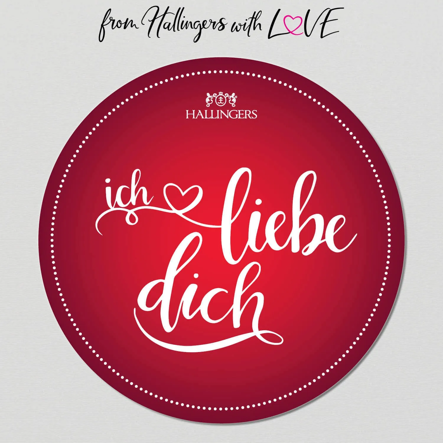 Ich liebe Dich (Geschenkkorb)