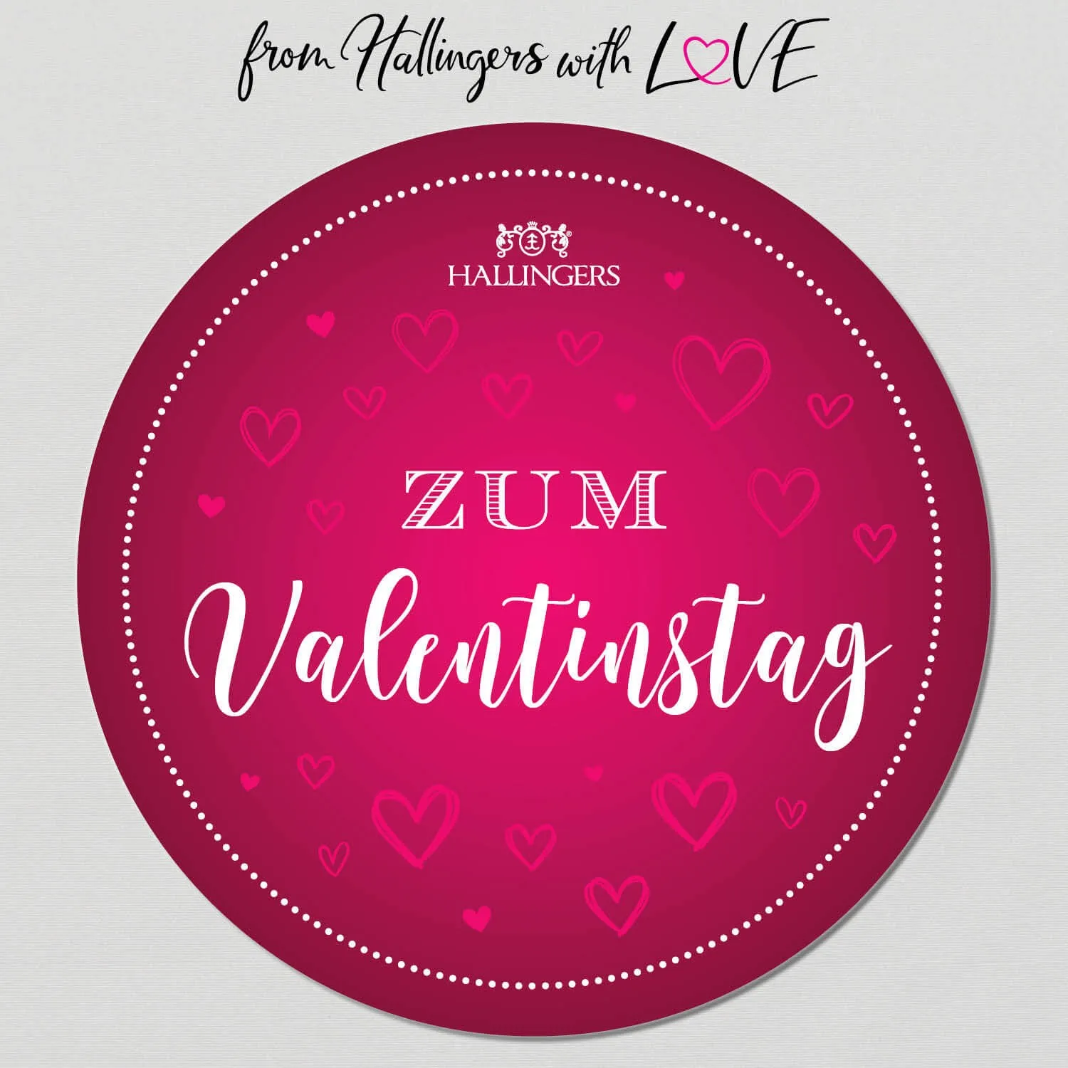 Zum Valentinstag - Pink XXL (Geschenkkorb)