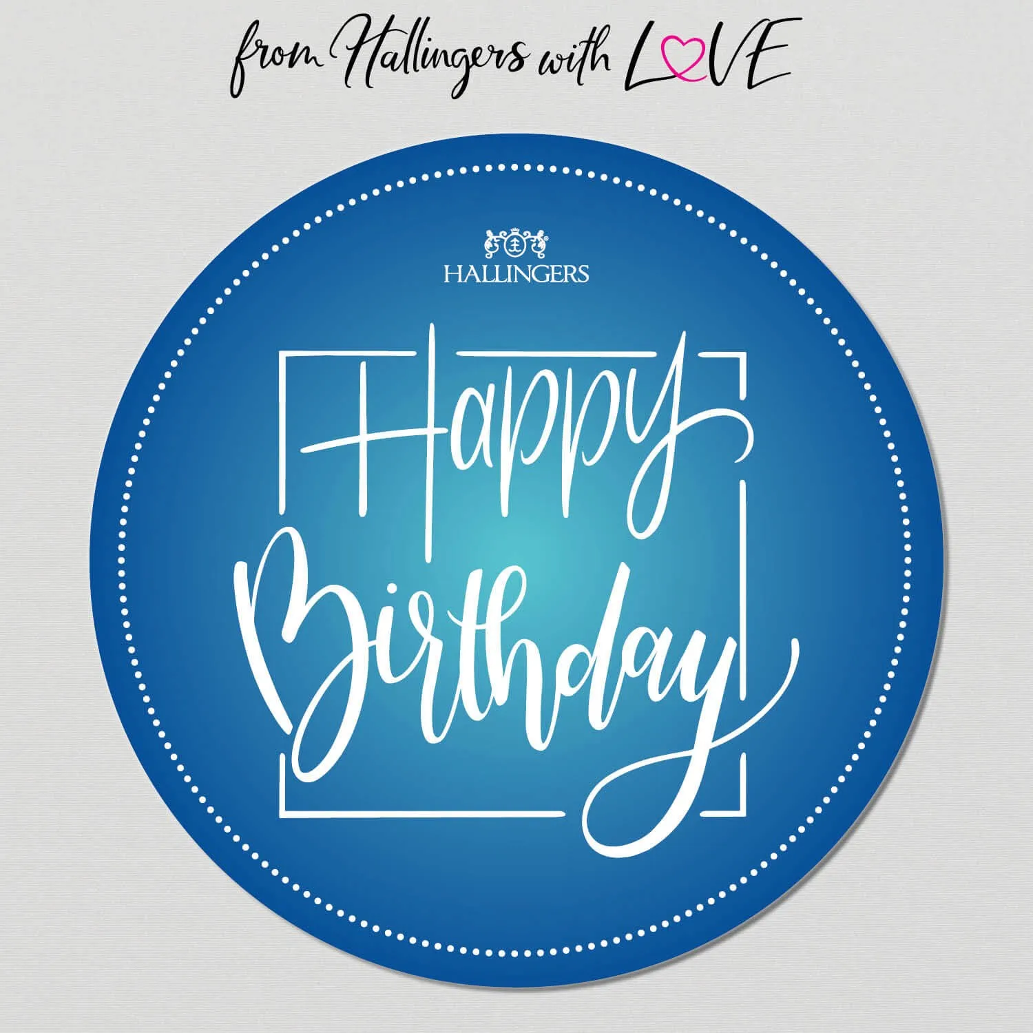 Happy Birthday Blue (Geschenkkorb)