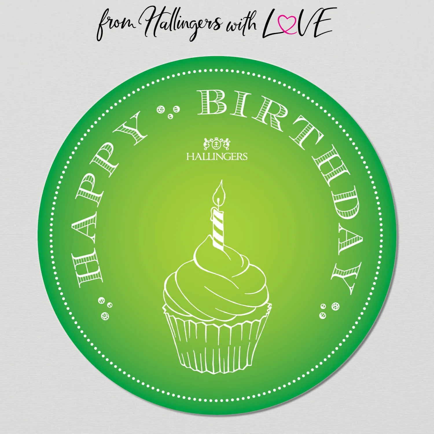 Happy Birthday Green (Geschenkkorb)