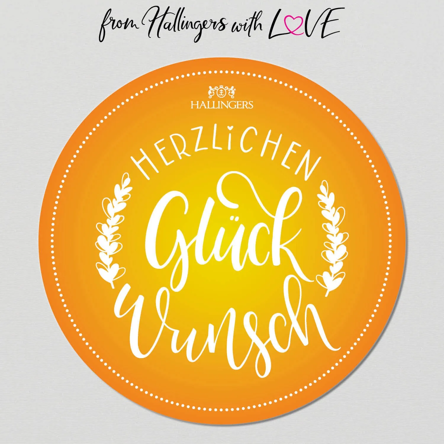 Herzlichen Glückwunsch (Geschenkkorb)