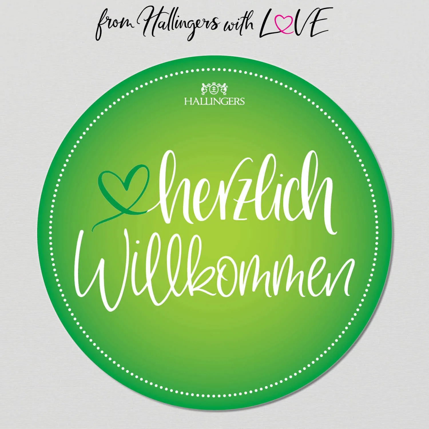 Herzlich willkommen (Geschenkkorb)